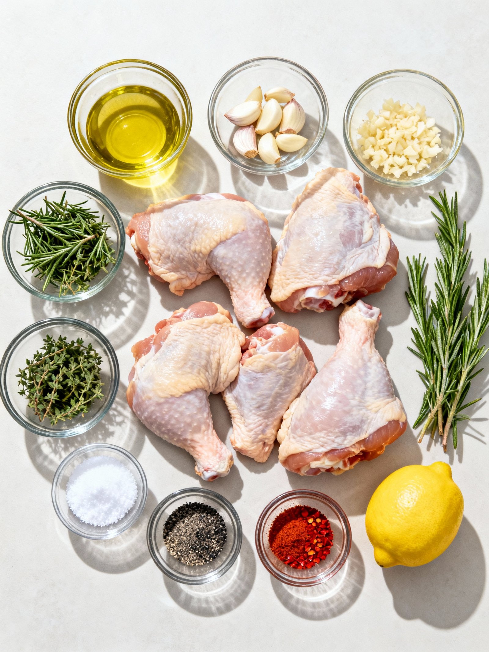 Garlic Herb Chicken Thighs ingredients