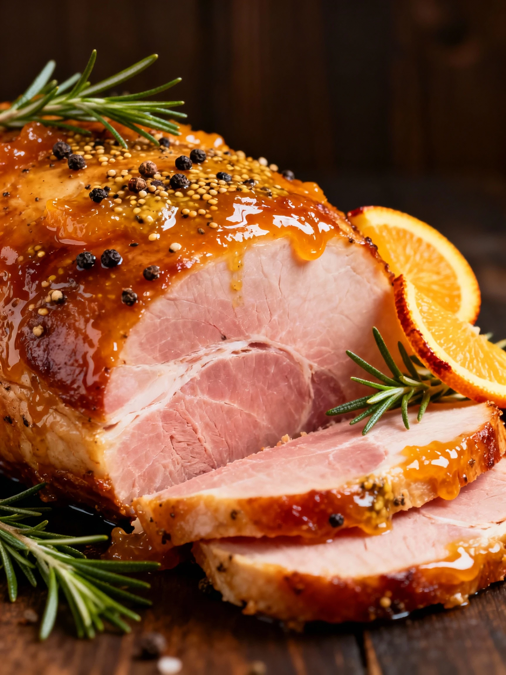 Glazed Ham finished