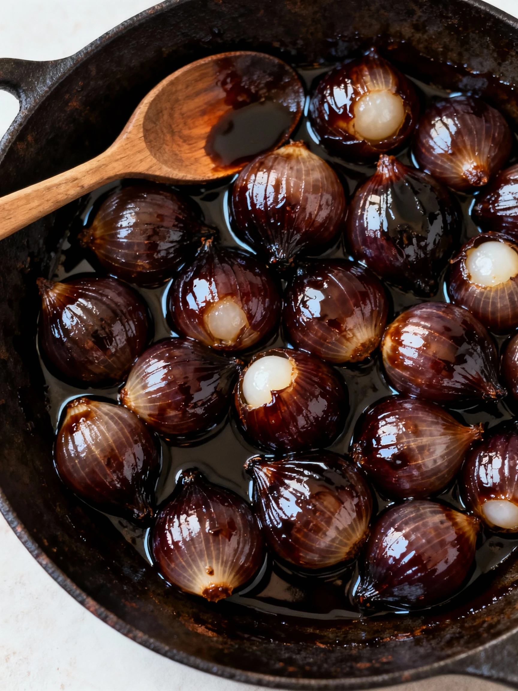 Glazed Pearl Onions finished