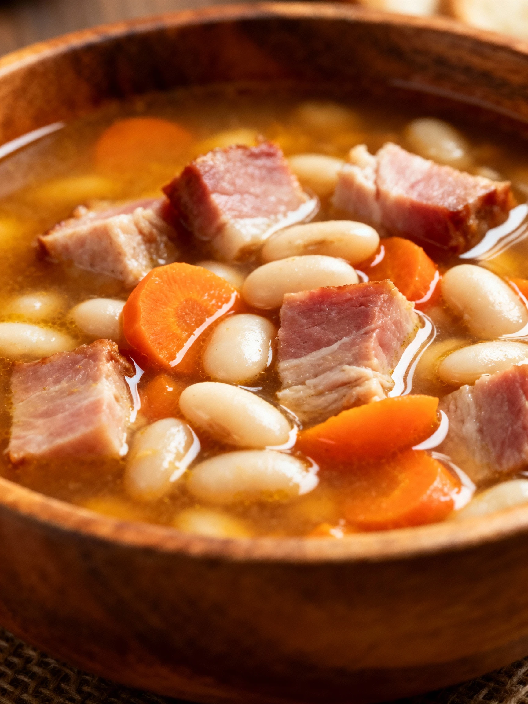 Ham and Bean Soup finished