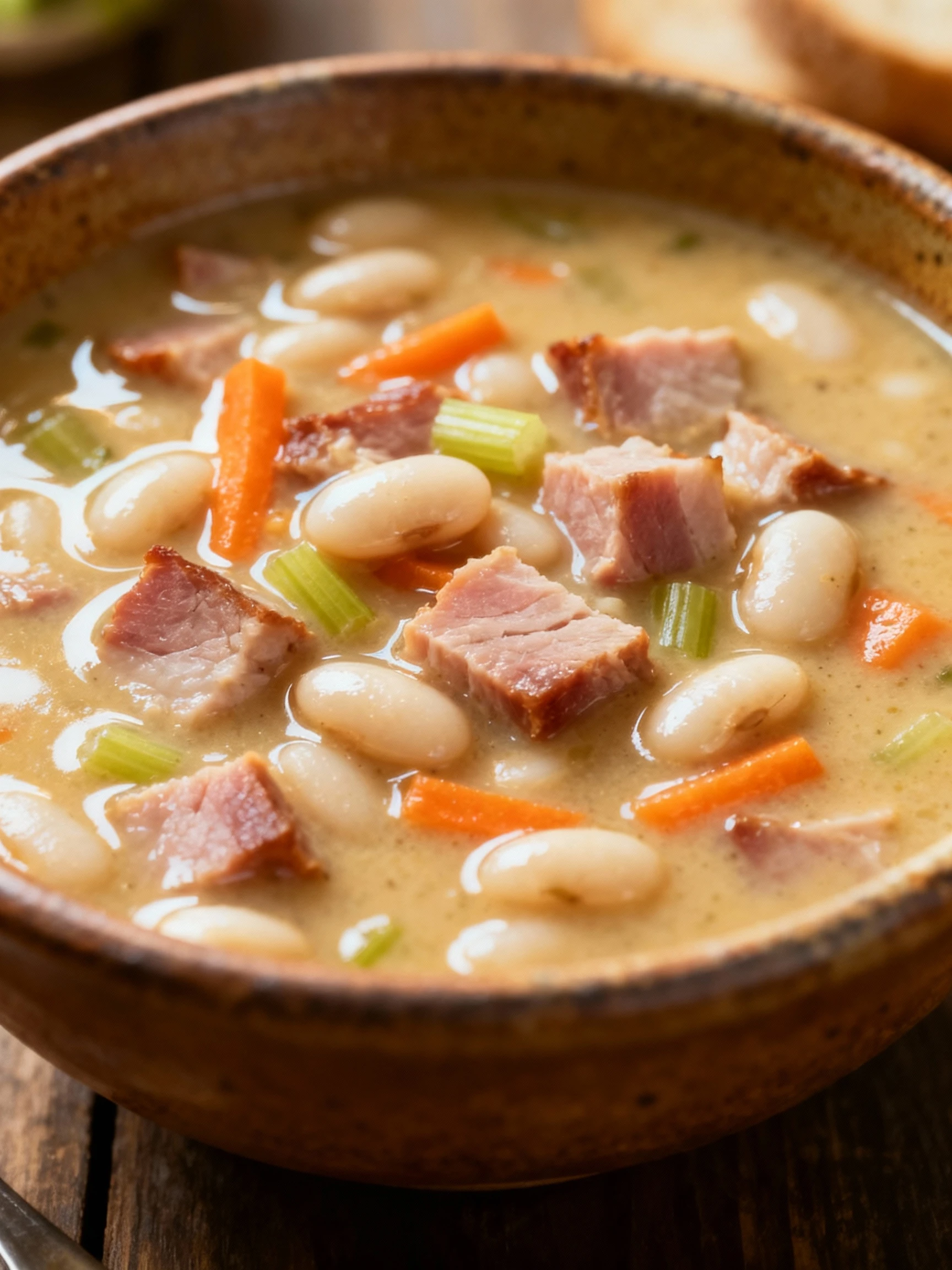 Ham and Bean Soup finished