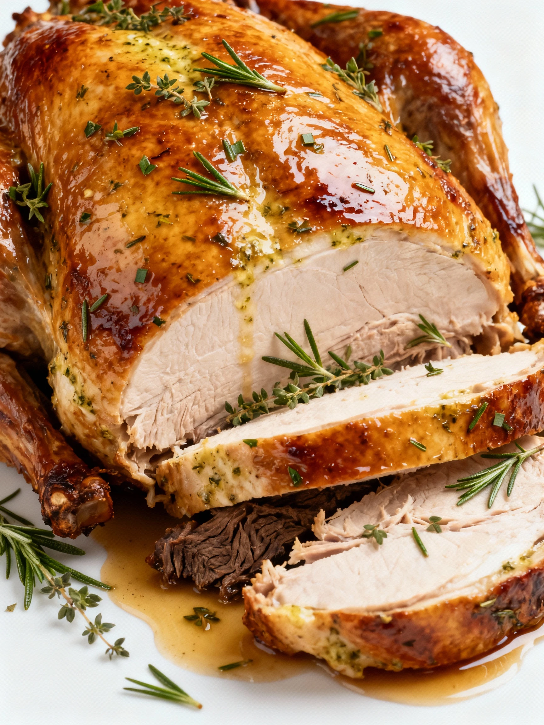 Herb-Butter Roast Turkey finished