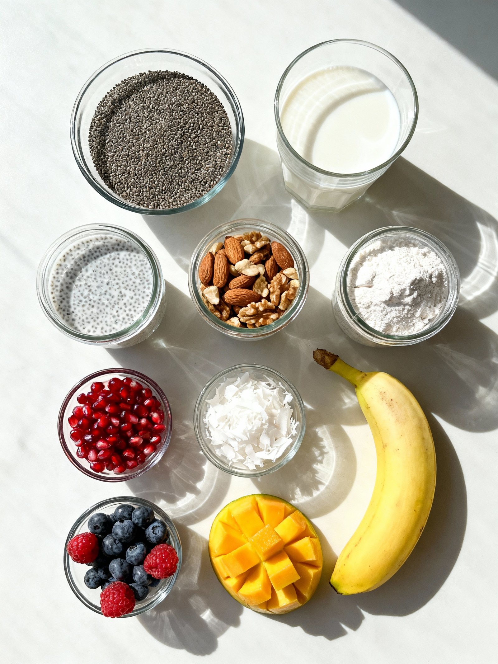 High Protein Chia Pudding Recipe by Jacqueline Fernandez #shorts ingredients