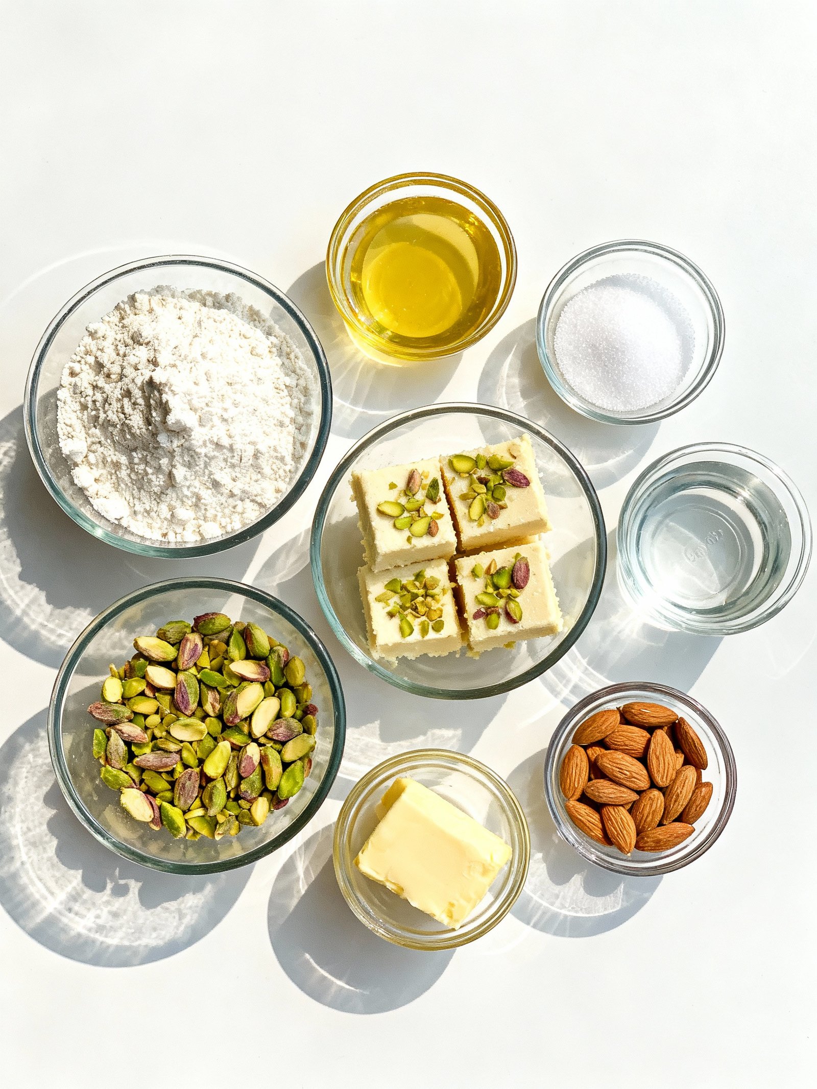Ice Cream Burfi Recipe ingredients