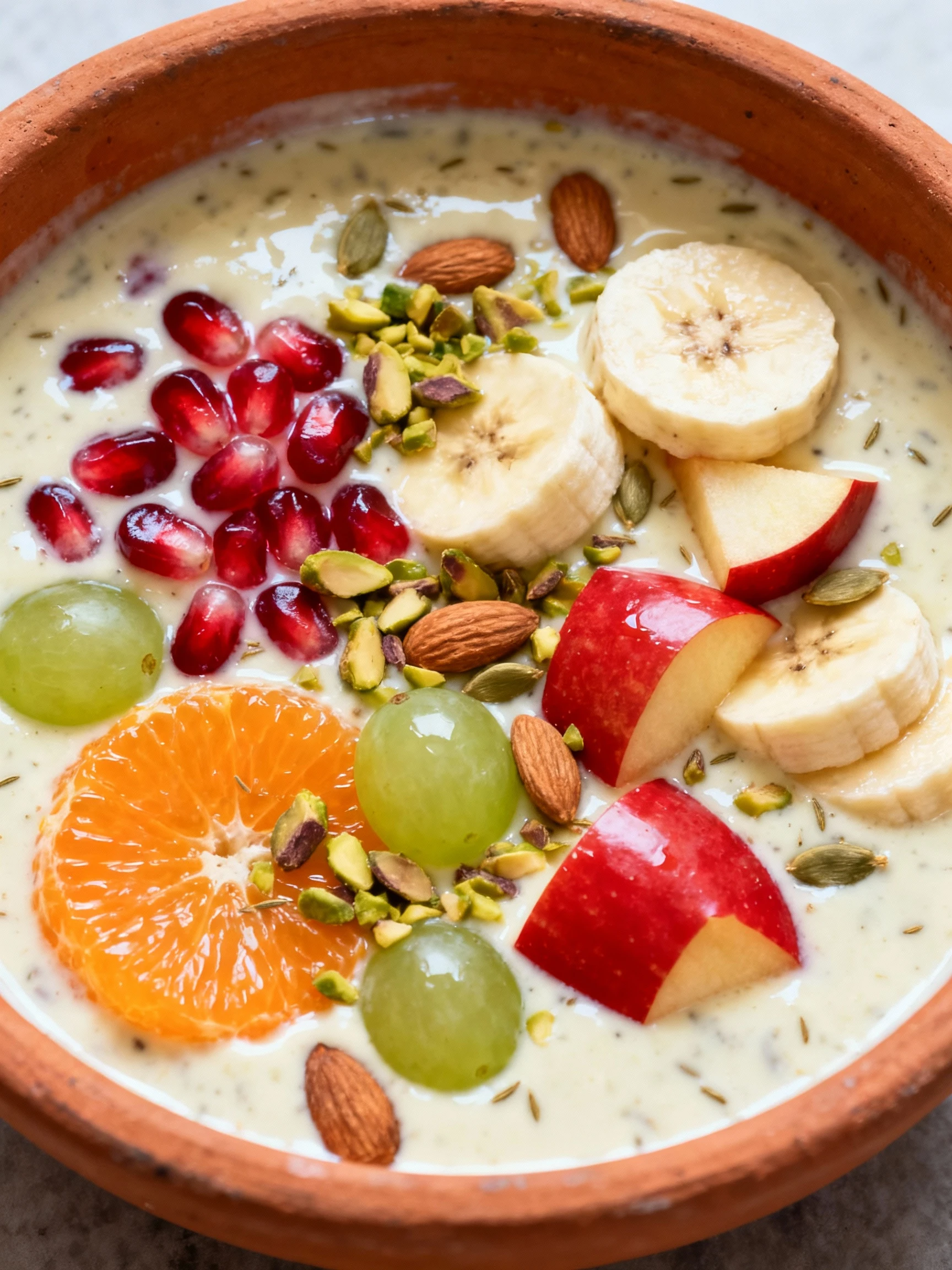 Instant Fruit Rabdi in Minutes! Custard Fruit Salad Recipe finished