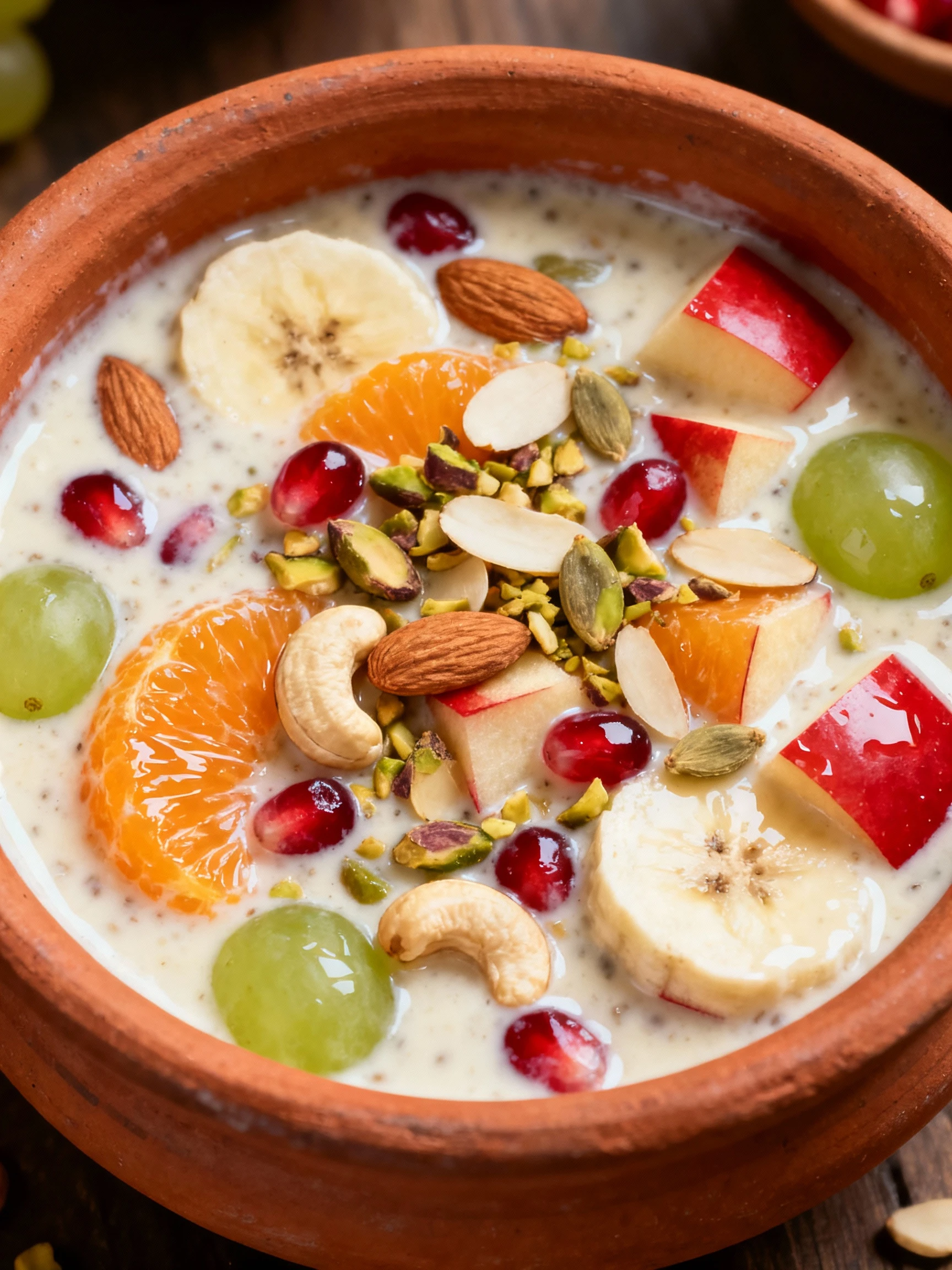 Instant Fruit Rabdi in Minutes! Custard Fruit Salad Recipe finished