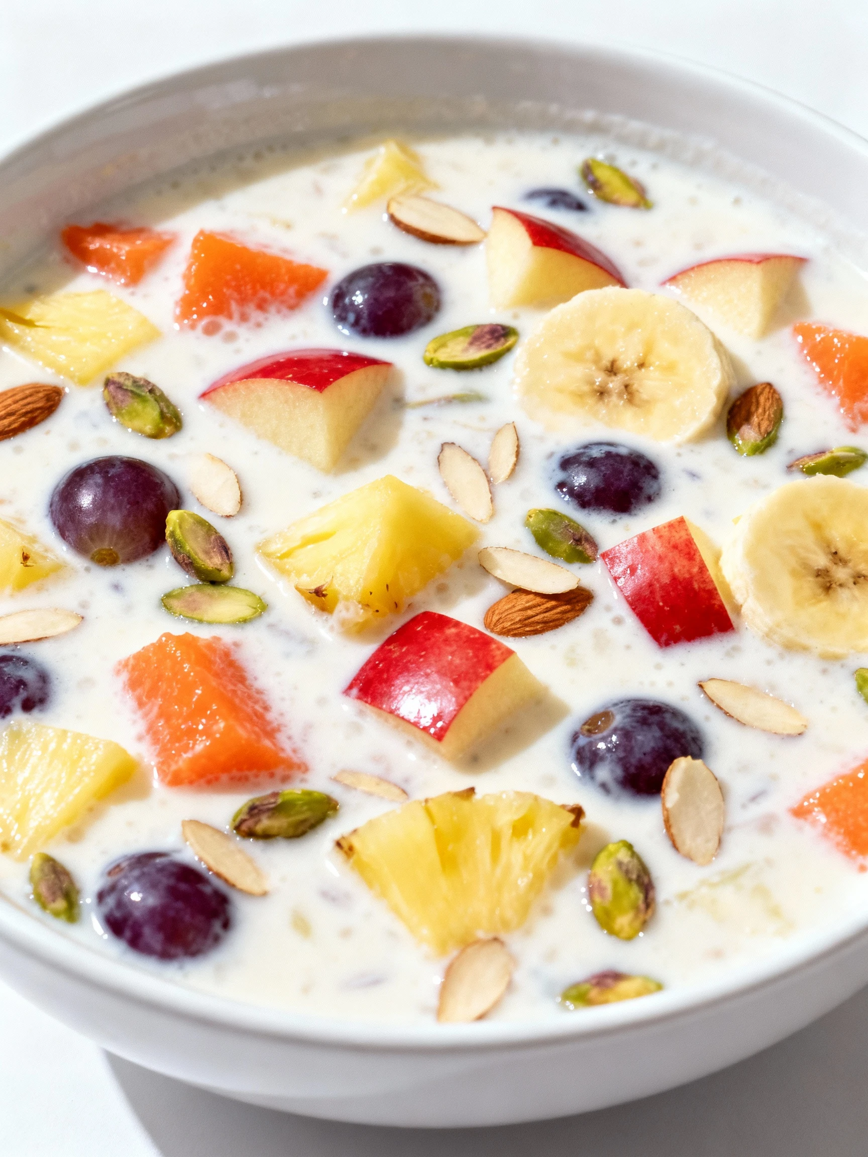 Instant Fruit Rabdi in Minutes! Custard Fruit Salad Recipe finished