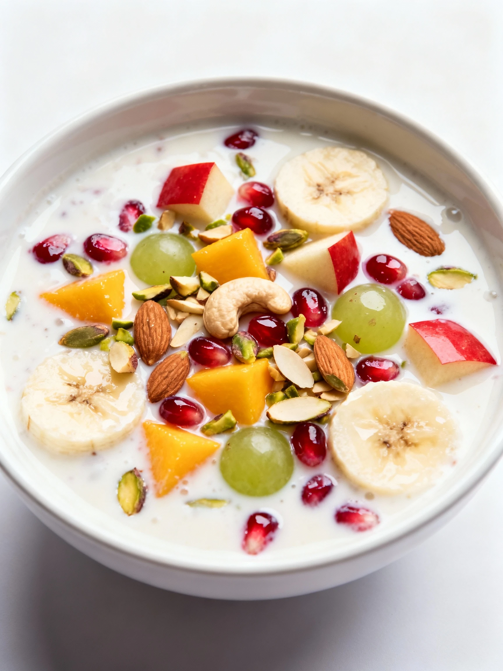 Instant Fruit Rabdi in Minutes! Custard Fruit Salad Recipe finished