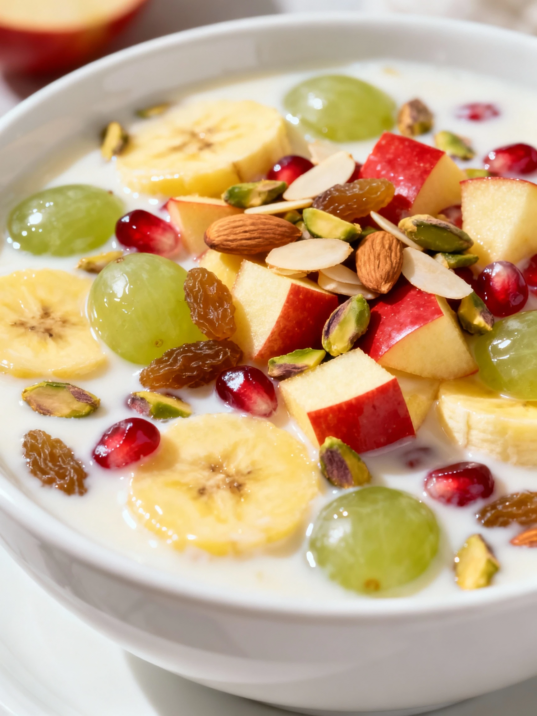 Instant Fruit Rabdi in Minutes! Custard Fruit Salad Recipe finished