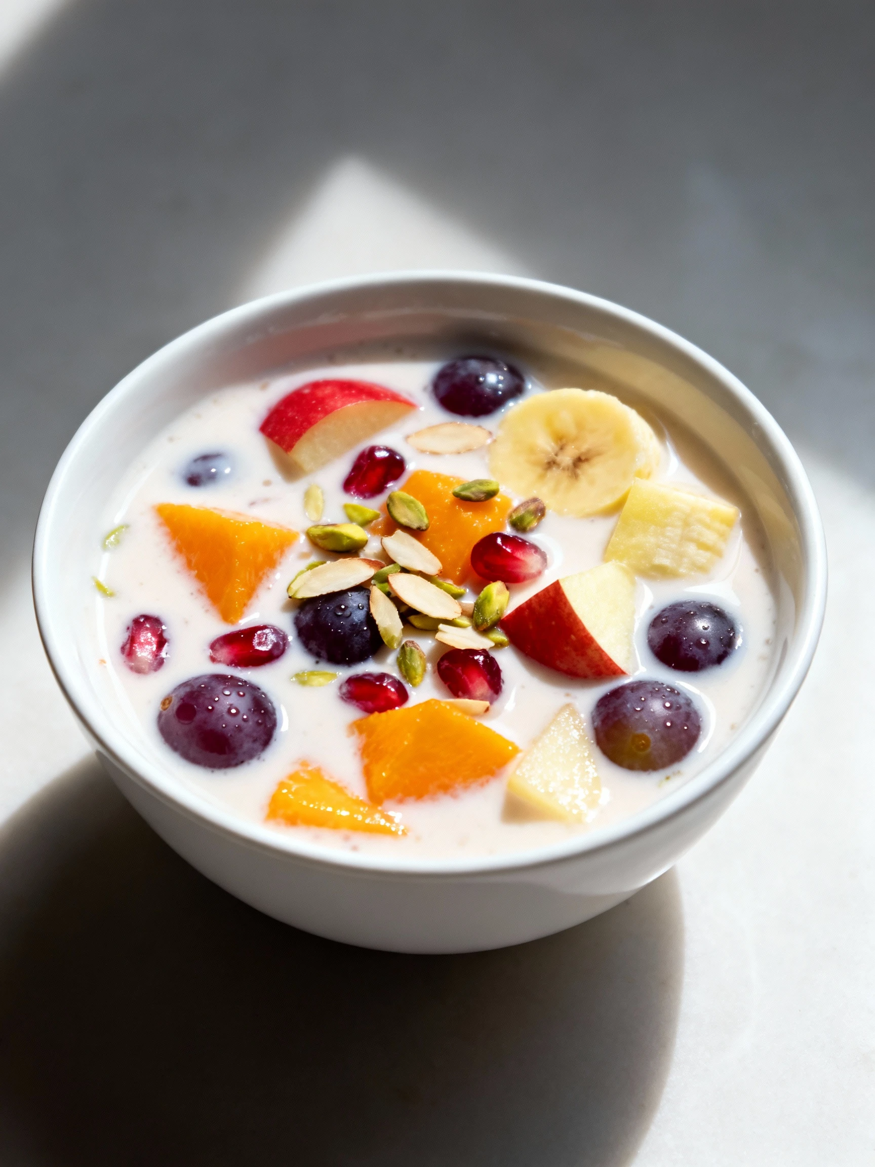 Instant Fruit Rabdi in Minutes! Custard Fruit Salad Recipe finished