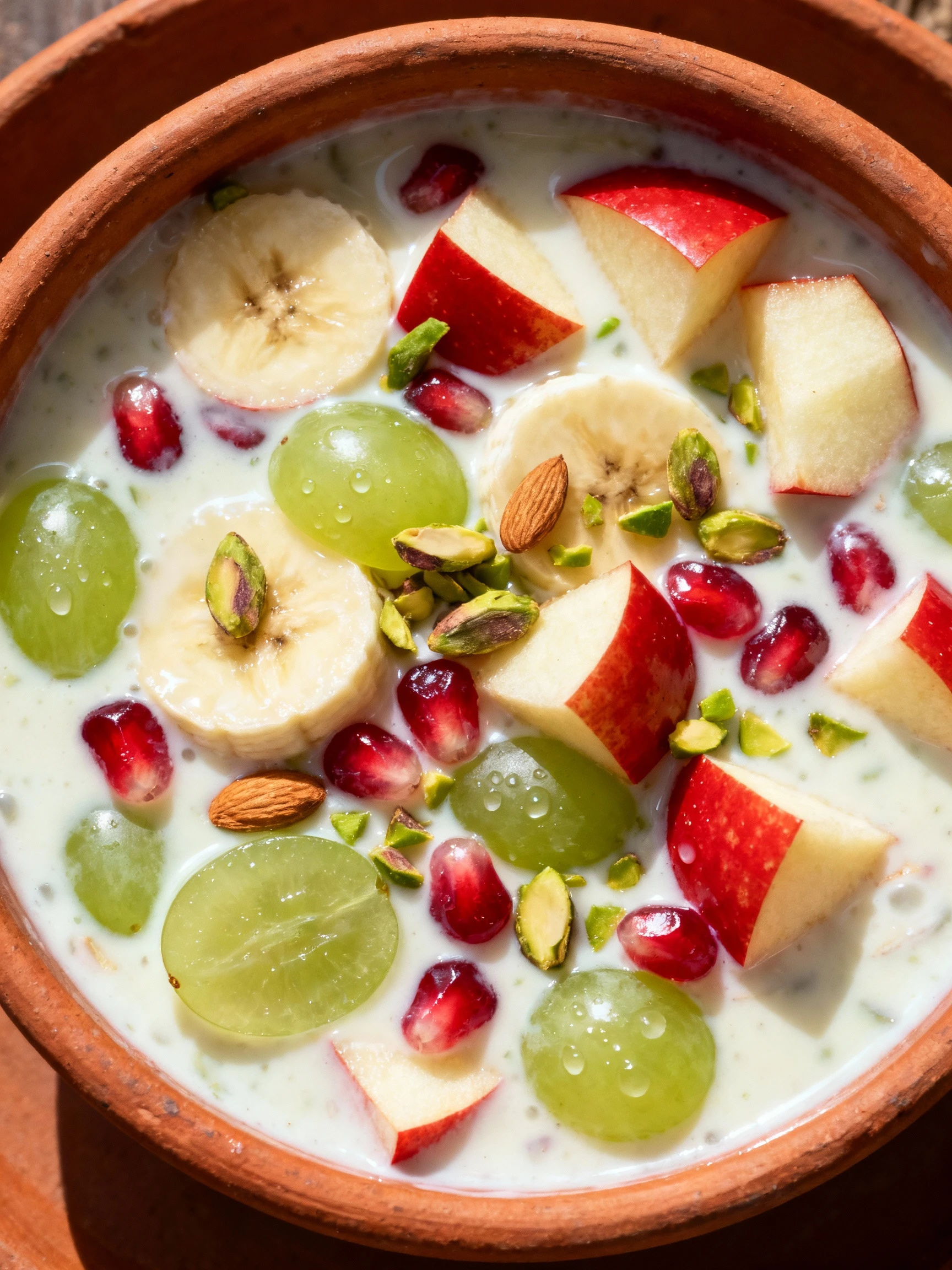 Instant Fruit Rabdi in Minutes! Custard Fruit Salad Recipe finished