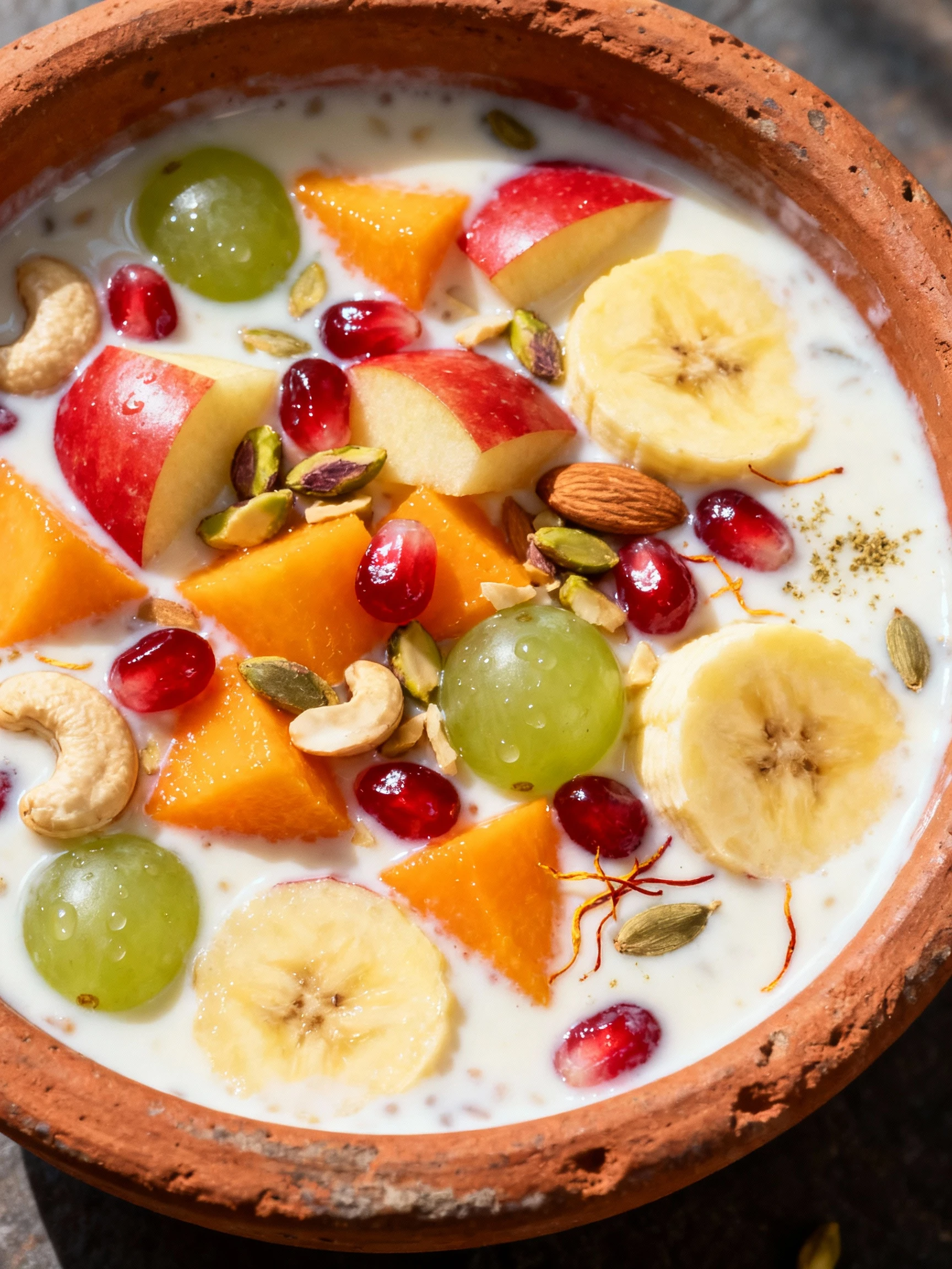 Instant Fruit Rabdi in Minutes! Custard Fruit Salad Recipe finished