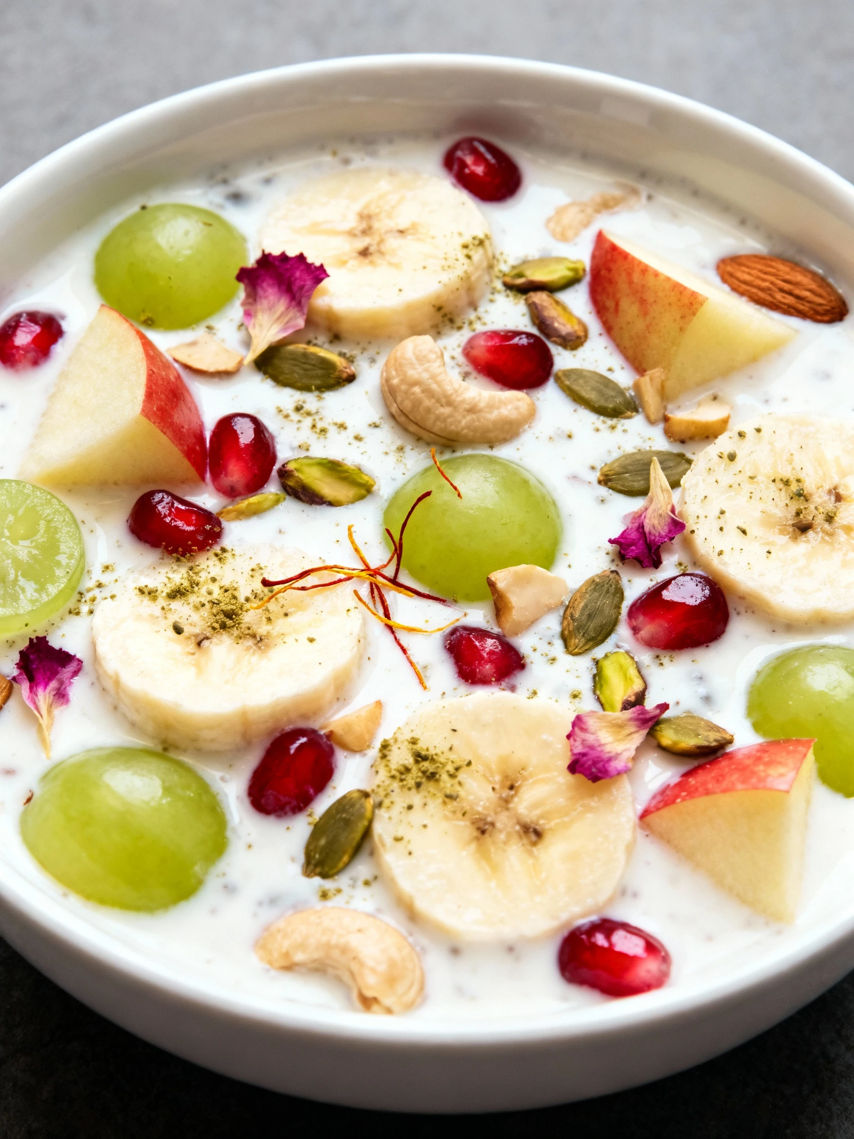 Instant Fruit Rabdi in Minutes! Custard Fruit Salad Recipe finished