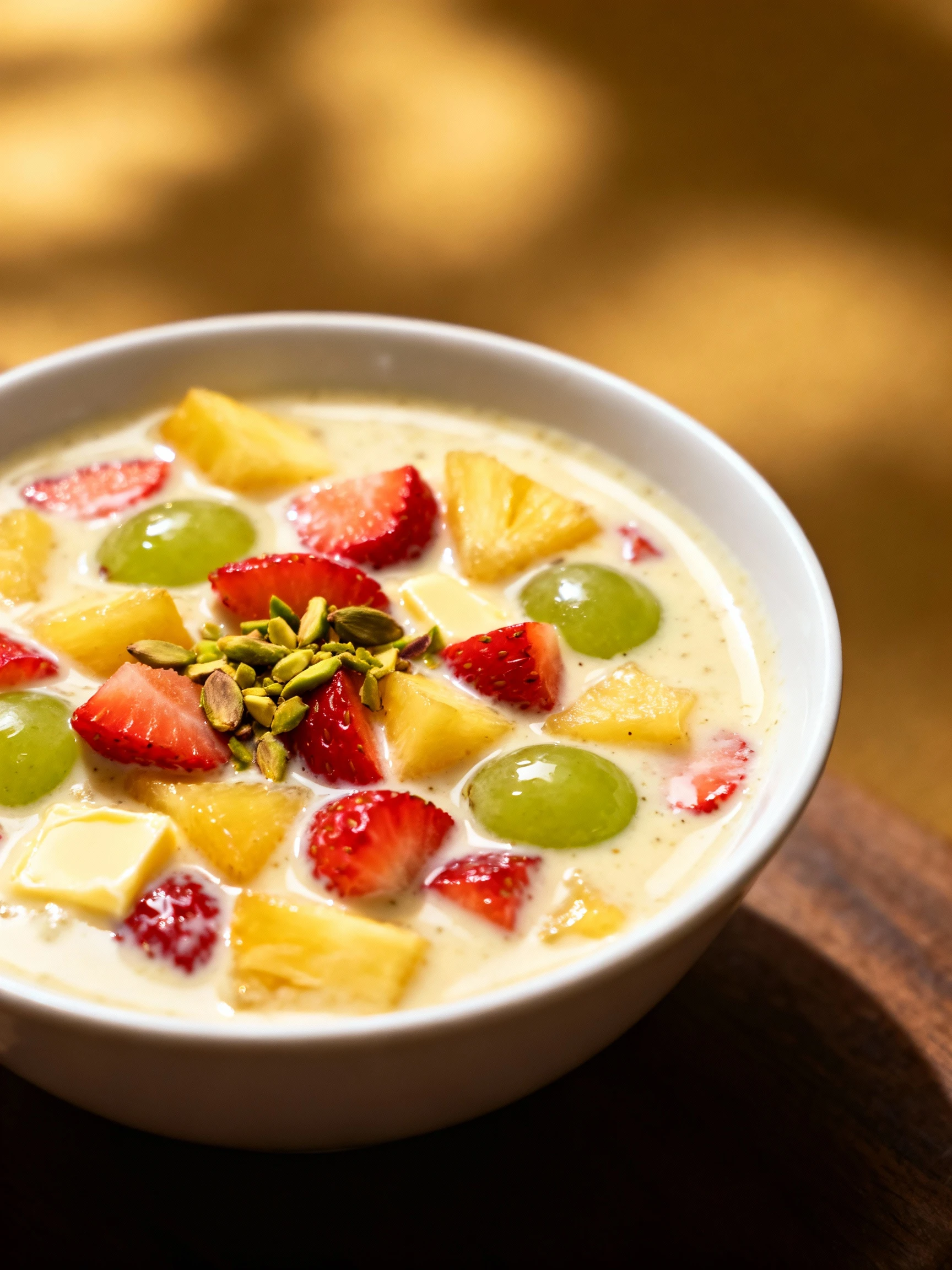 Instant Fruit Rabdi in Minutes! Custard Fruit Salad Recipe finished