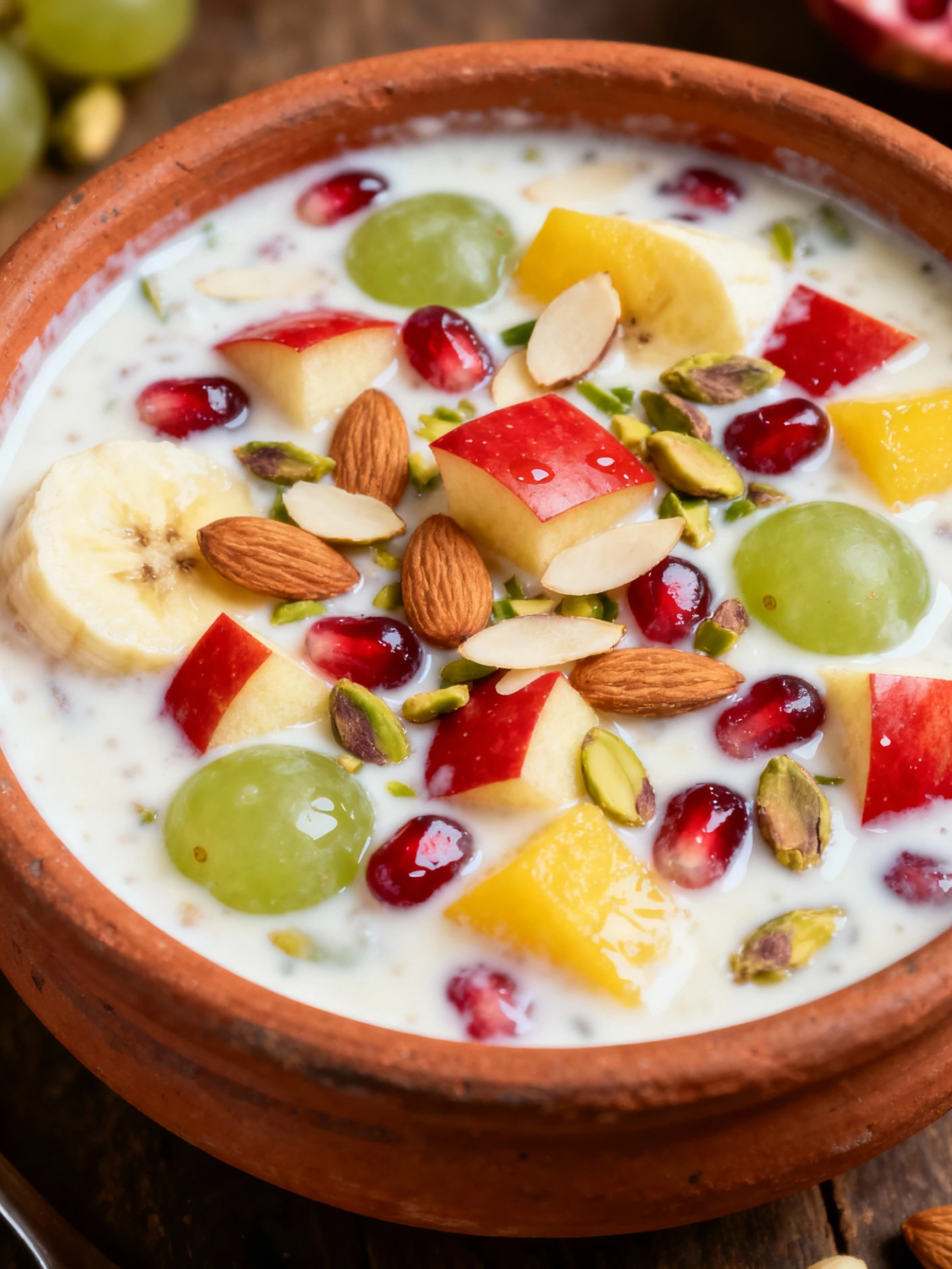 Instant Fruit Rabdi in Minutes! Custard Fruit Salad Recipe finished