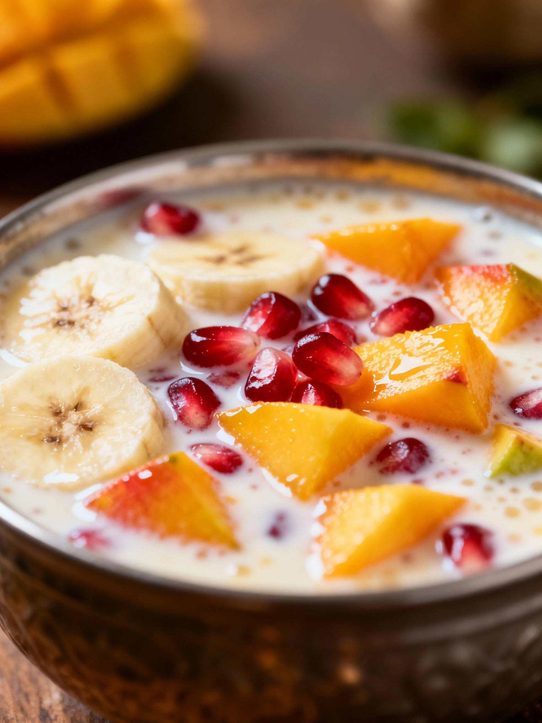 Instant Fruit Rabdi in Minutes! Custard Fruit Salad Recipe finished
