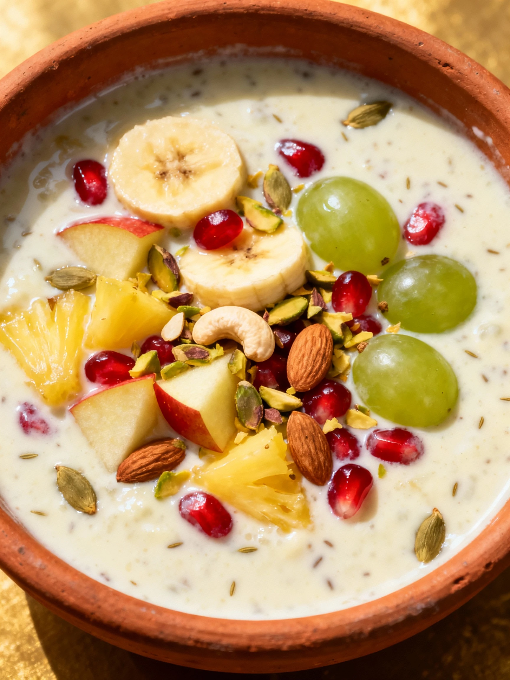 Instant Fruit Rabdi in Minutes! Custard Fruit Salad Recipe finished