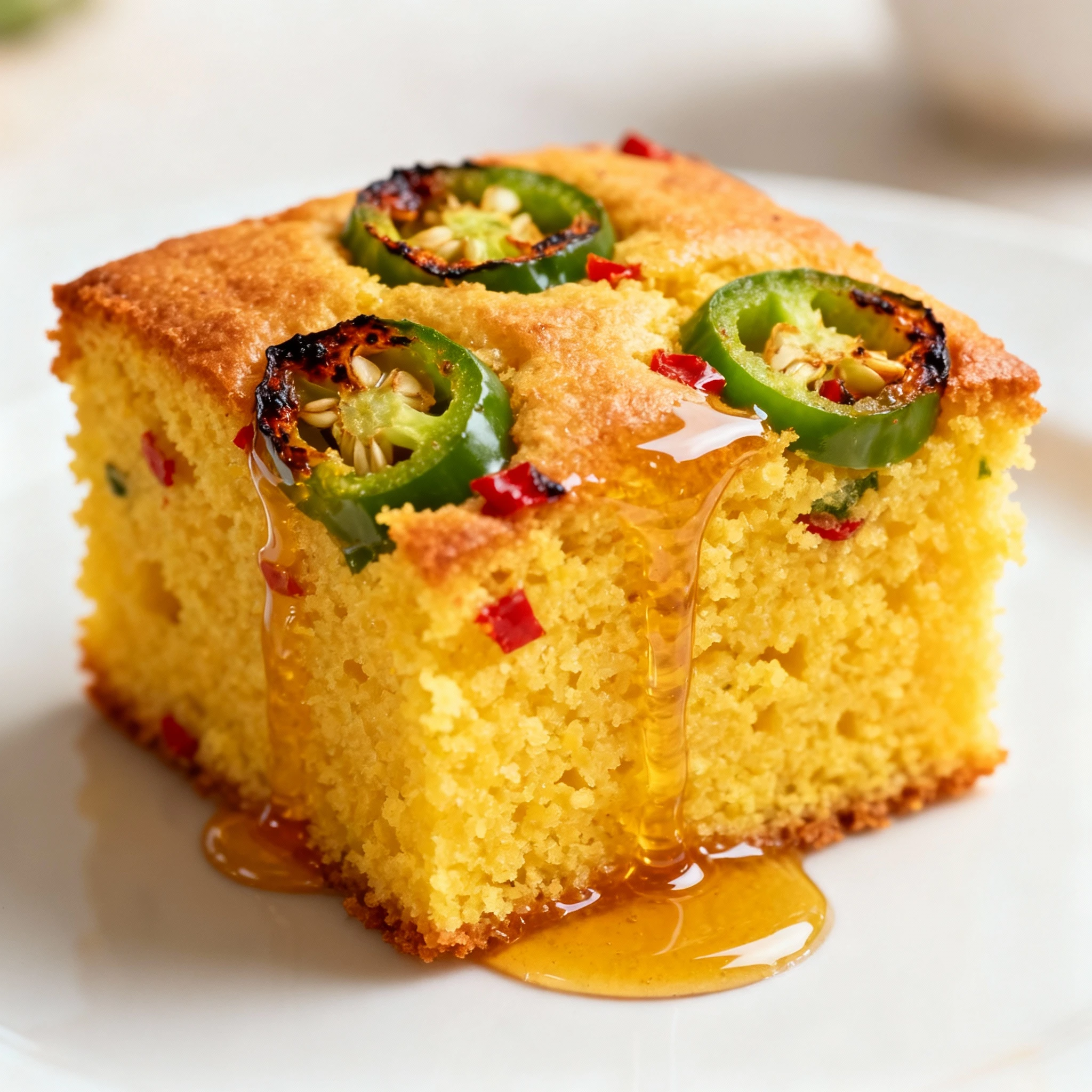 This mouthwatering Jalapeño Cornbread is tender, moist and delivers bold flavors with just the right balance of sweet and heat Delicious paired with chili or soup finished