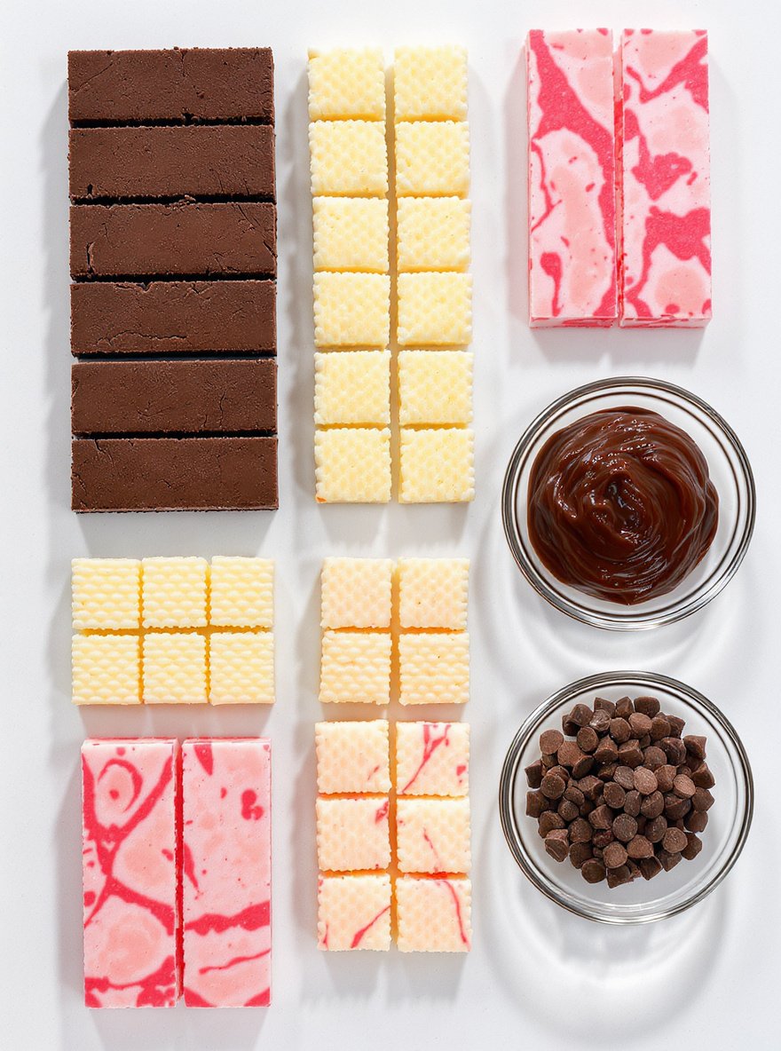 Kit Kat Recipe at Home 🍫 #shorts #chocolate #kitkat #easy #recipe #asmr #fyp finished2