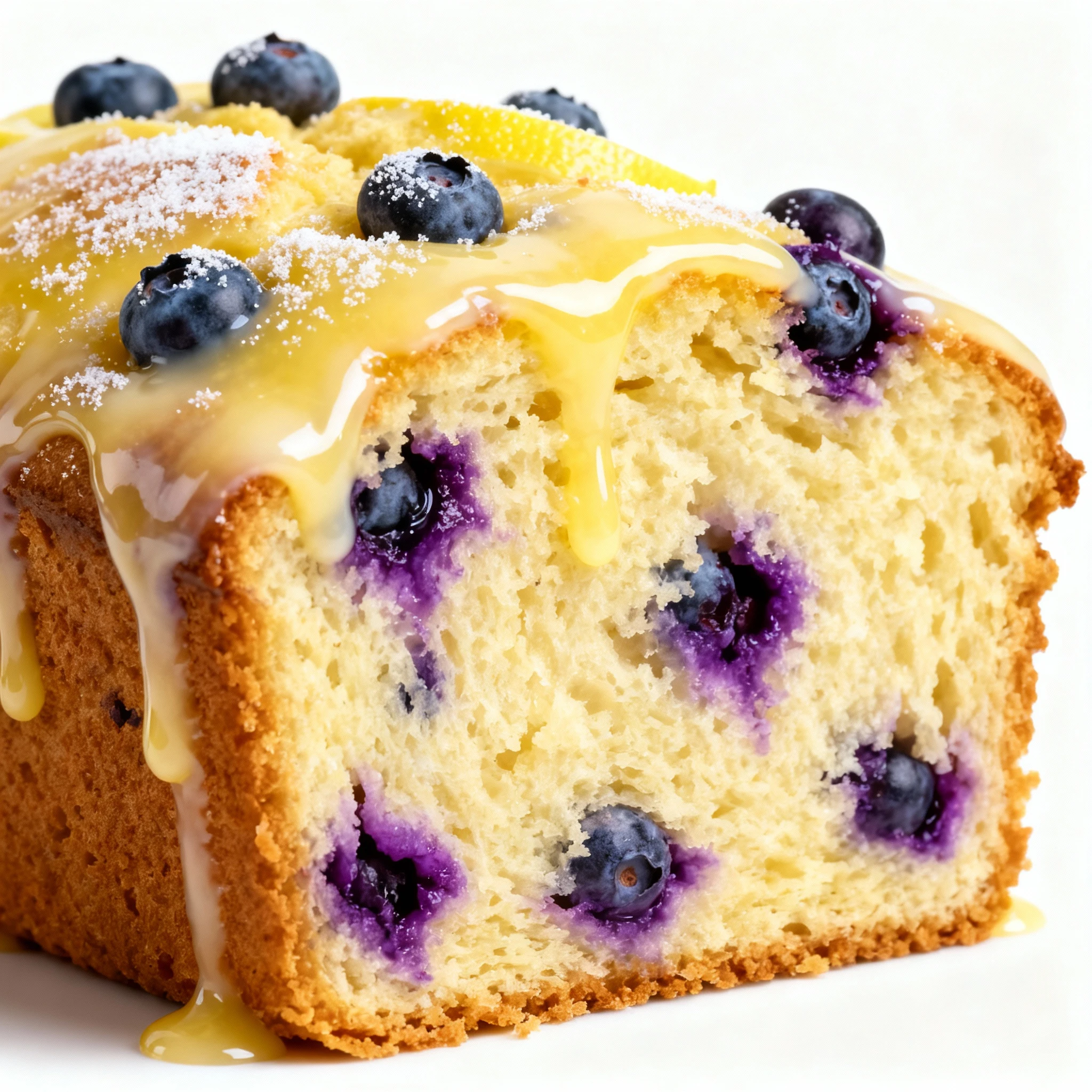 Lemon Blueberry Bread finished