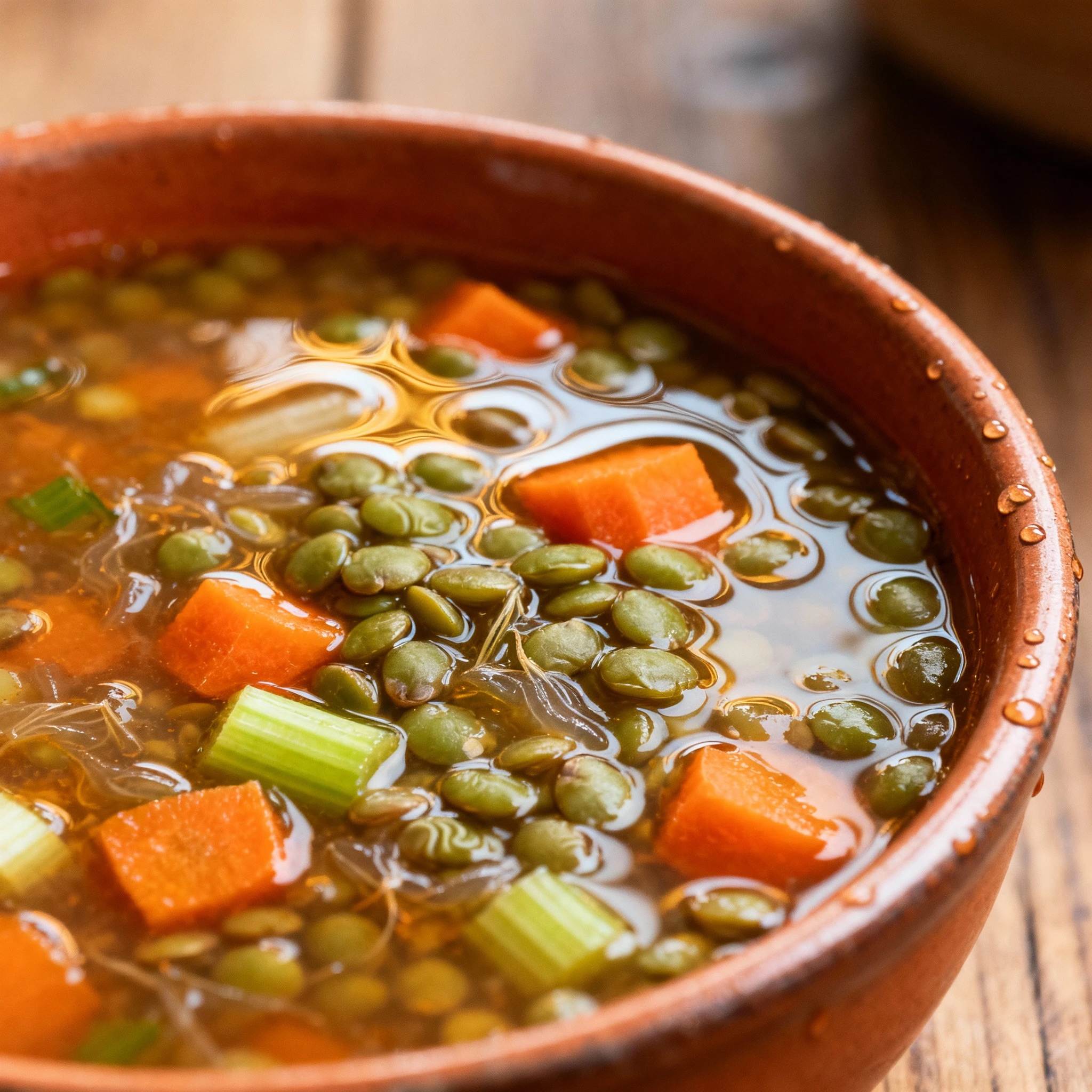 Lentil Soup finished