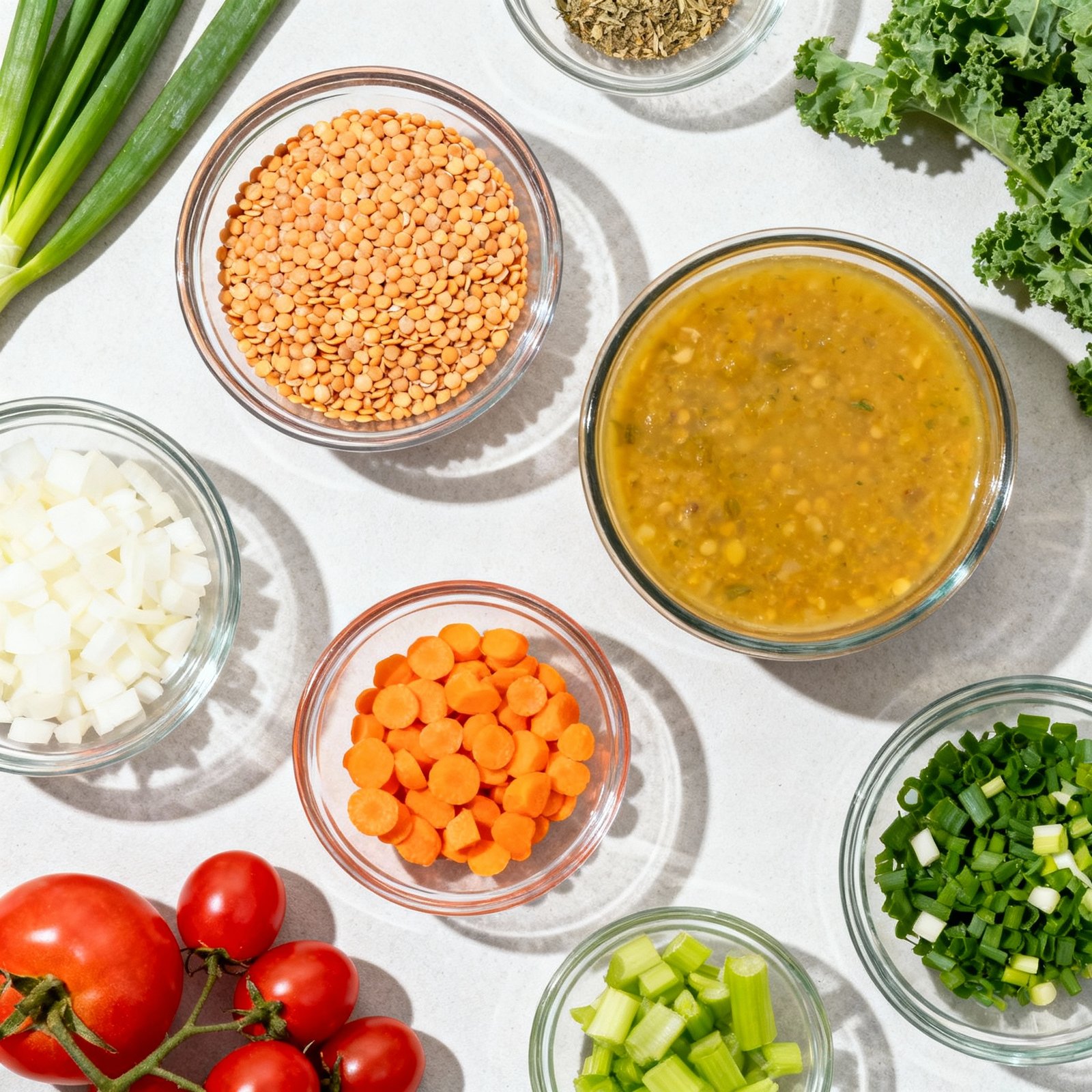 Lentil Soup ingredients