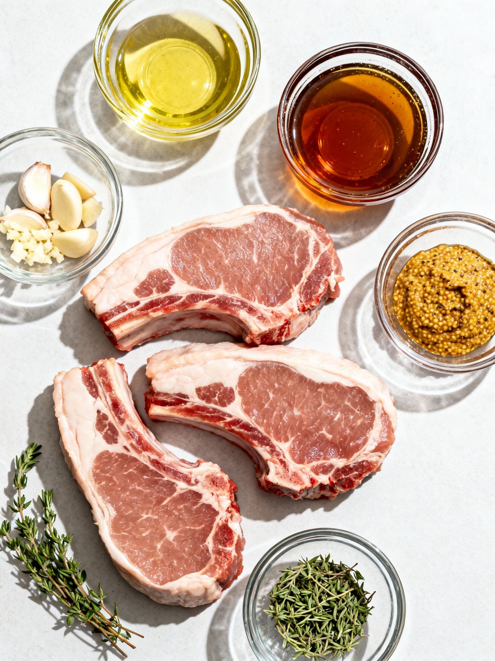 Maple Dijon Pork Chops ingredients