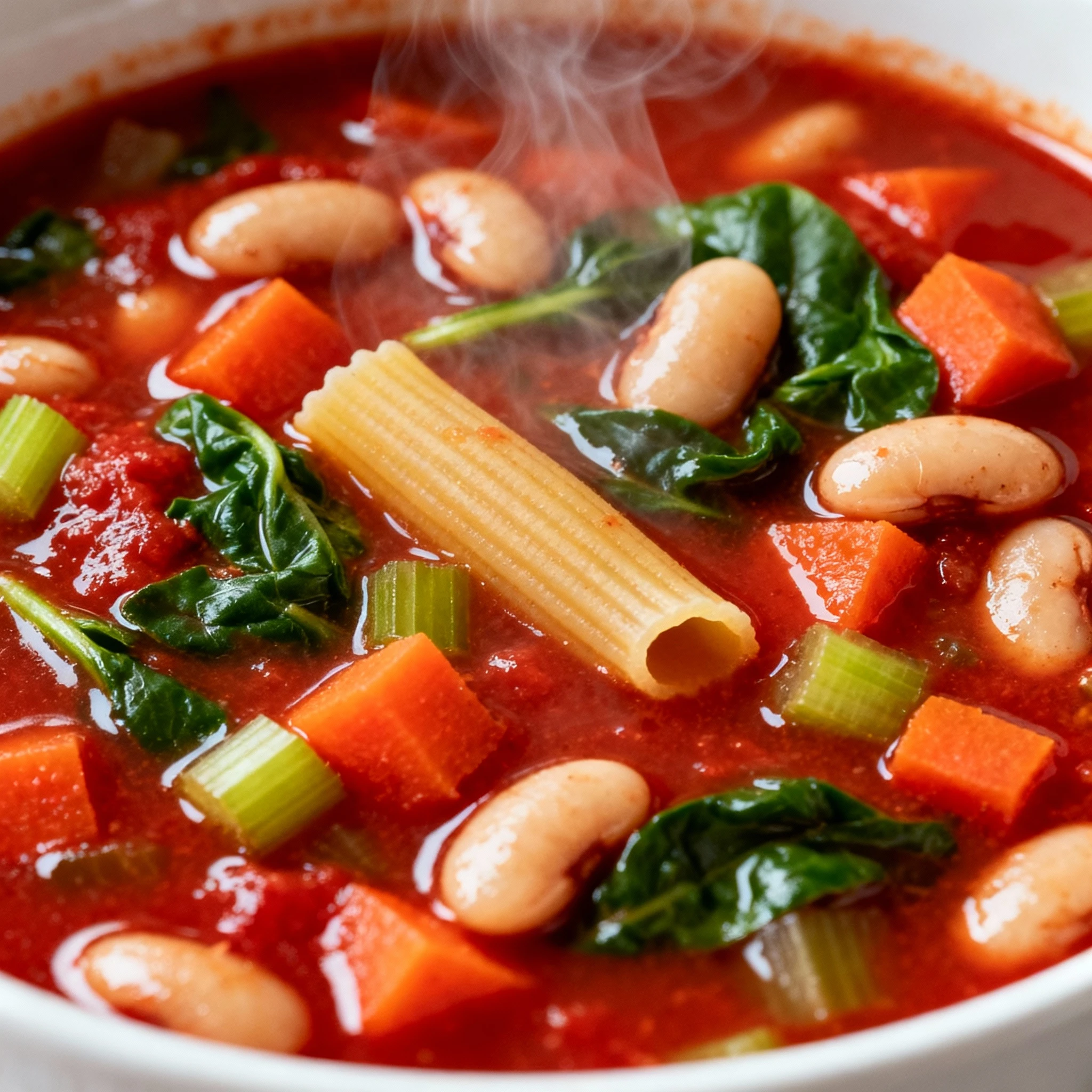 Minestrone finished