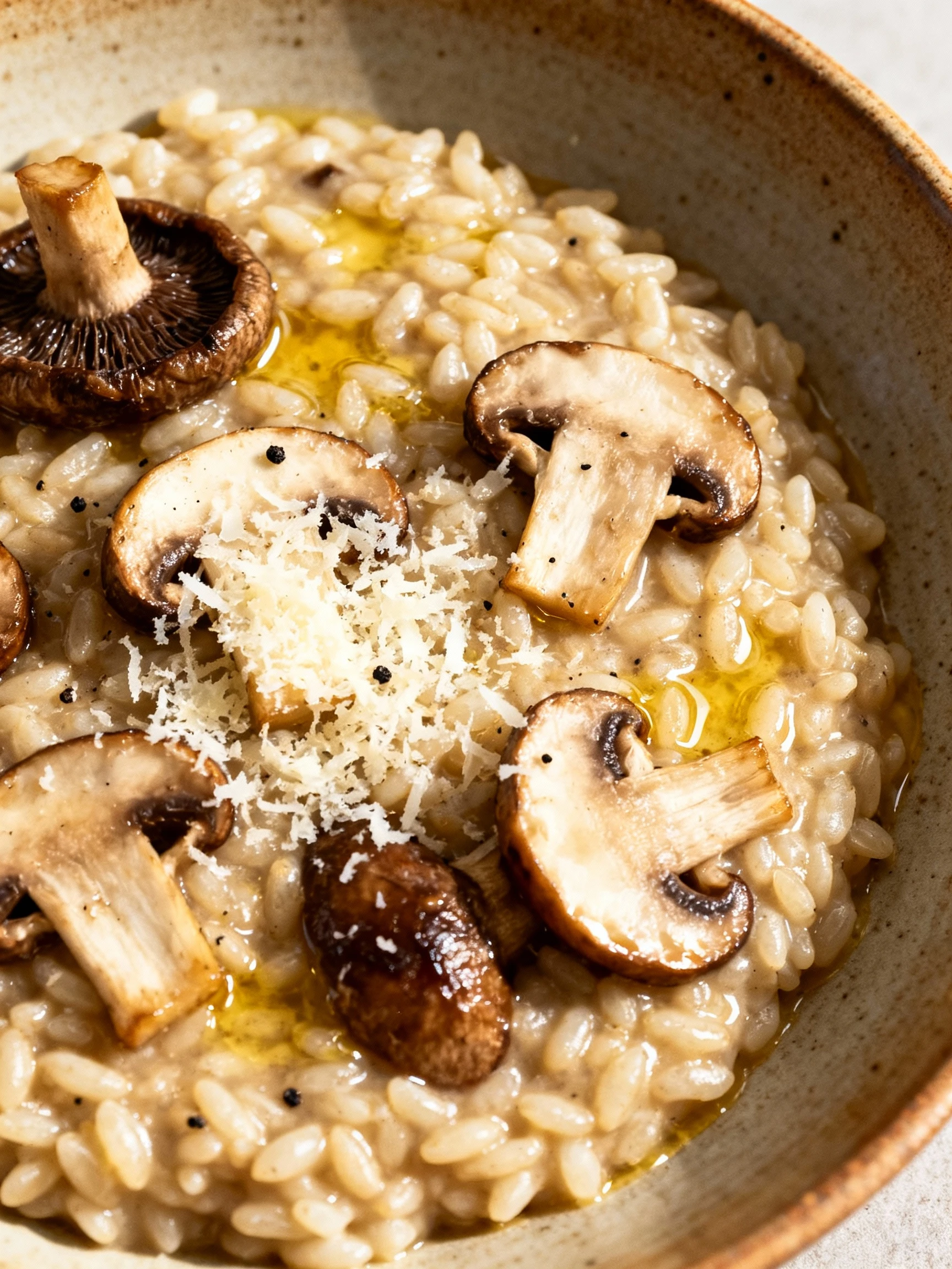 Mushroom Risotto finished