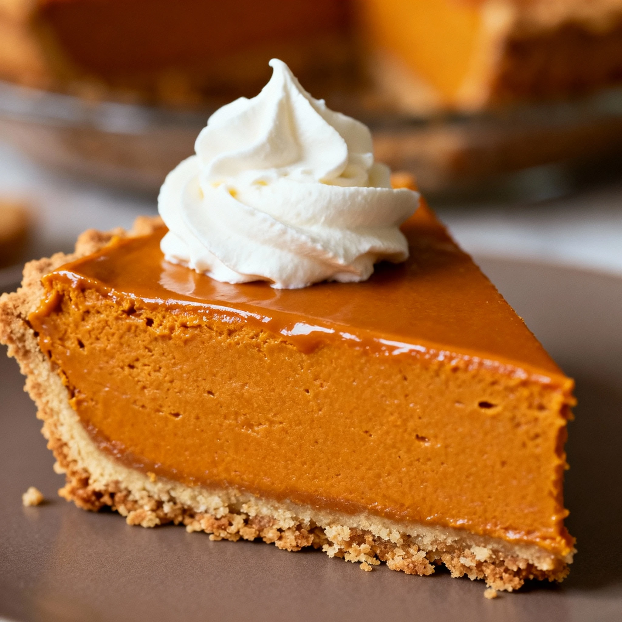 This scrumptious No Bake Pumpkin Pie is a delightful twist on traditional pumpkin pie with the same beloved flavors finished