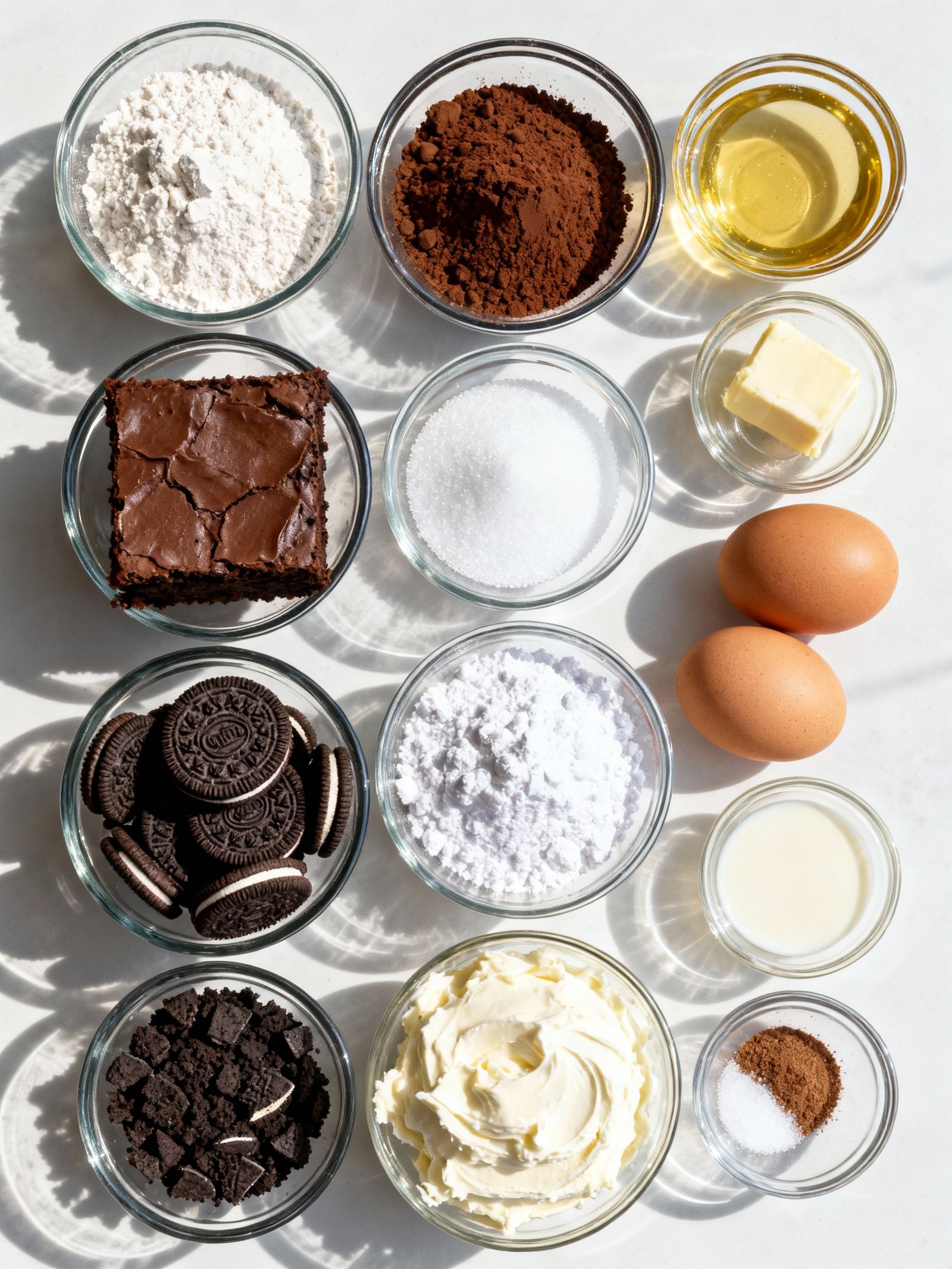 Oreo Brownie cake recipe #shorts #recipe #chocolate #oreo #cake ingredients