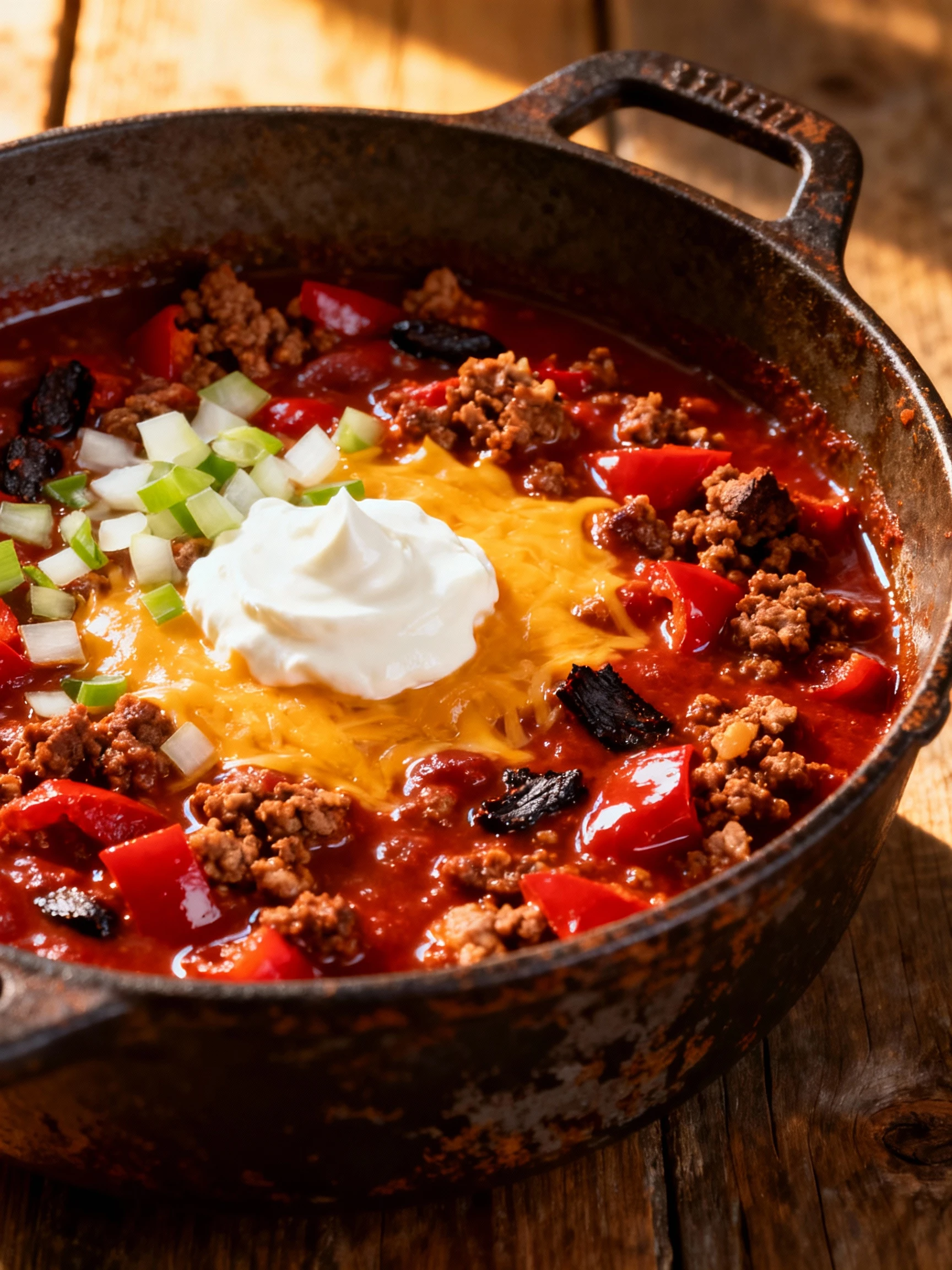 Over the Top Chili Recipe 😮‍💨 finished