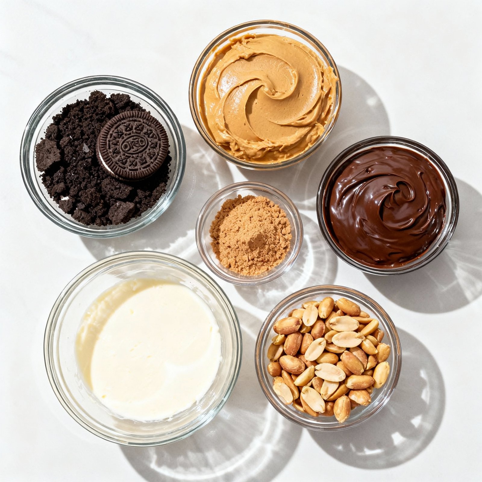 This dreamy Peanut Butter Cheesecake recipe features a decadently creamy peanut butter filling crunchy OREO crust and luscious chocolate ganache topping every bit as indulgent as it sounds ingredients