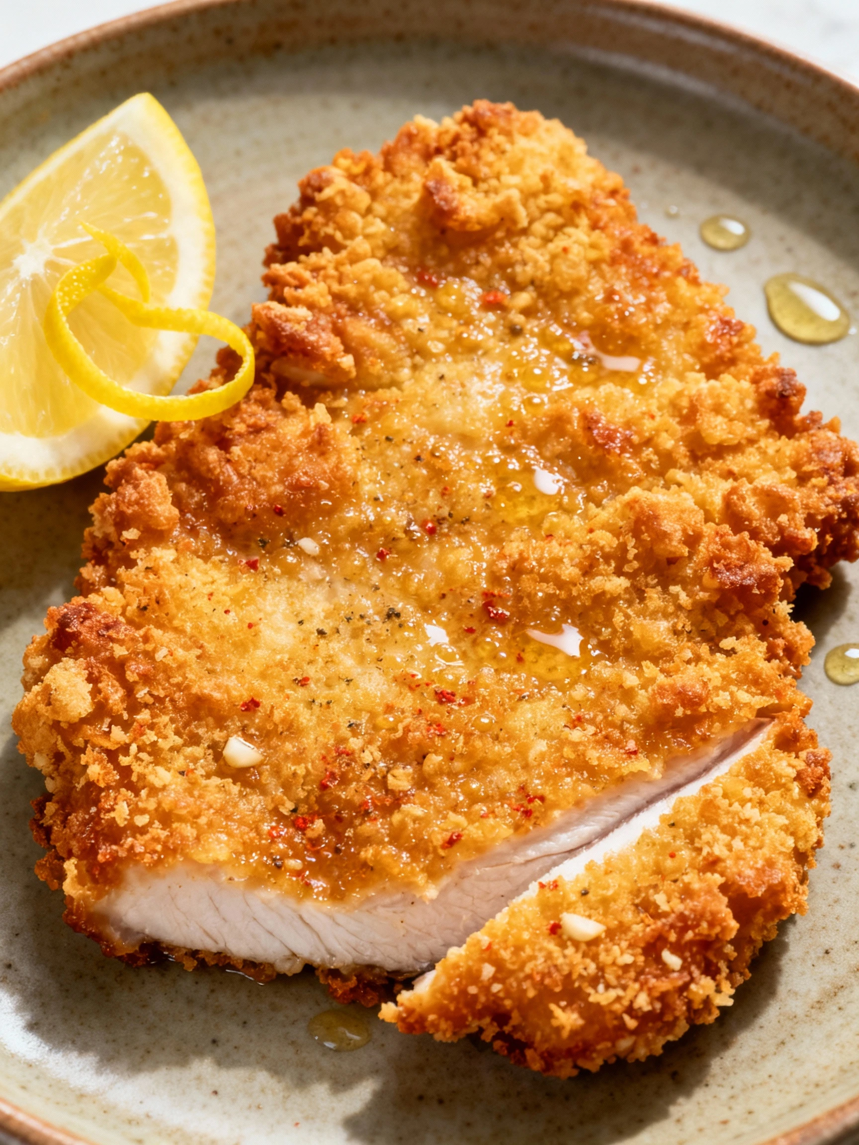 Pork Schnitzel finished