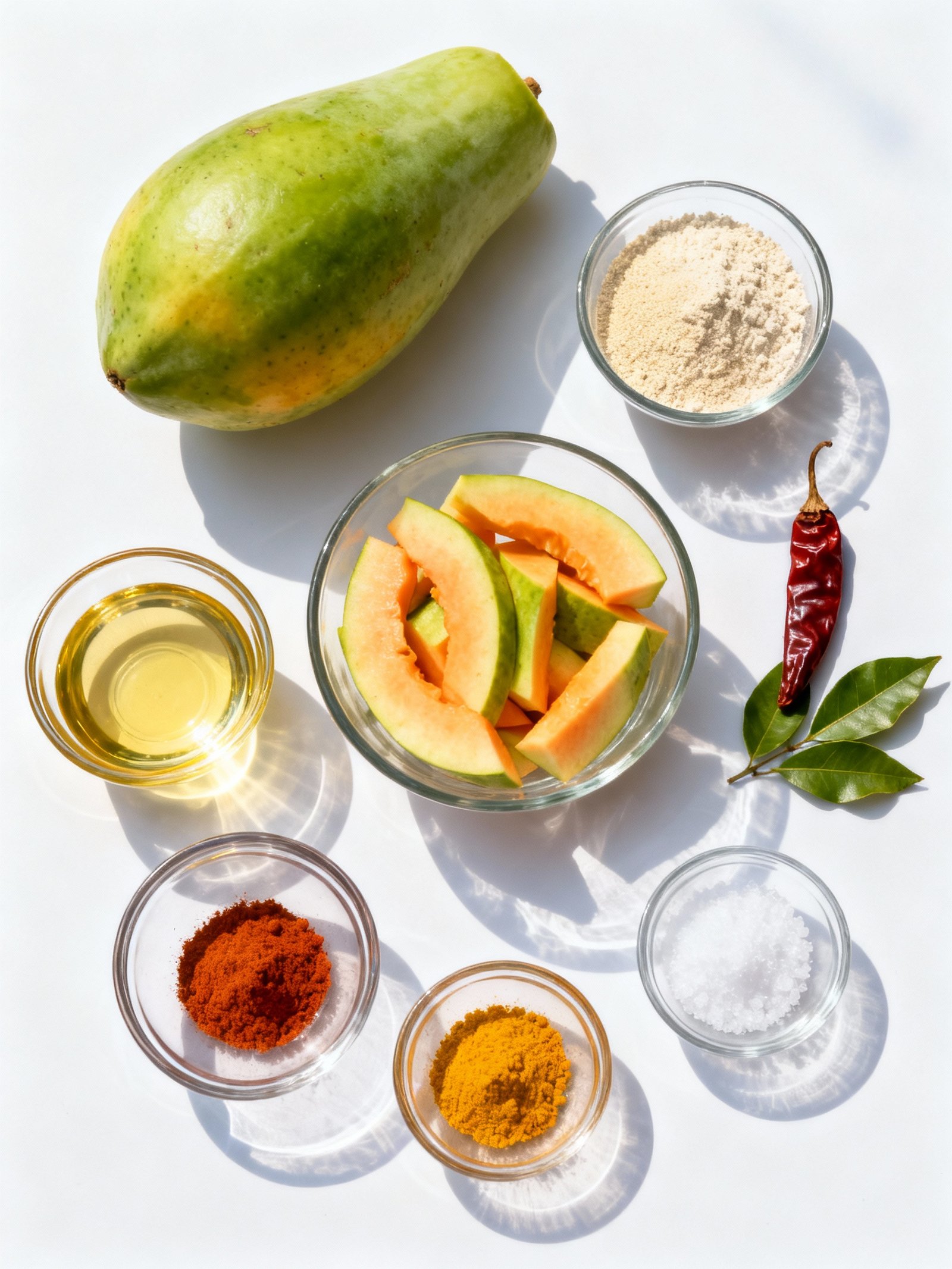 Raw Papaya Fry Recipe #shorts ingredients