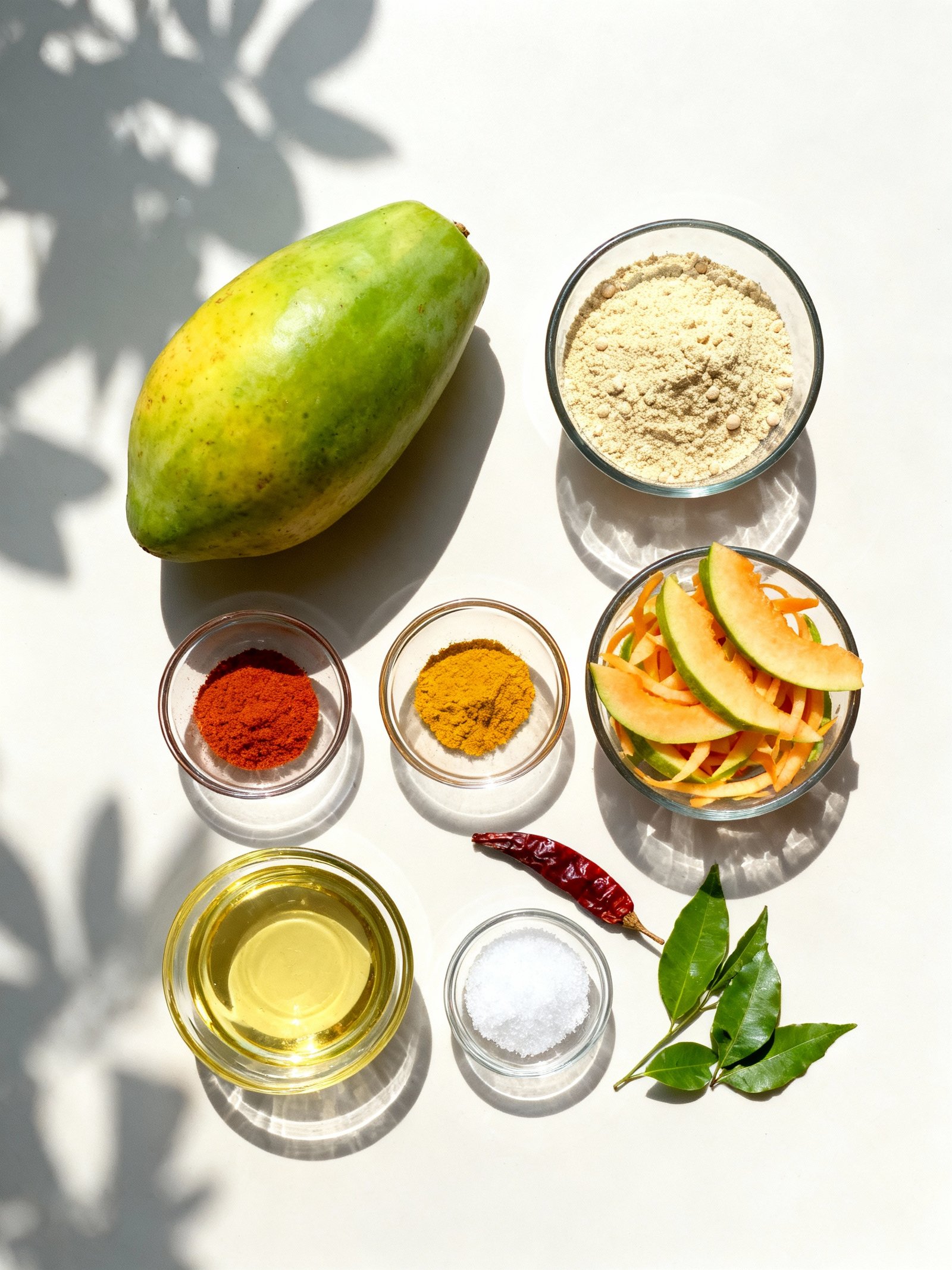 Raw Papaya Fry Recipe #shorts ingredients