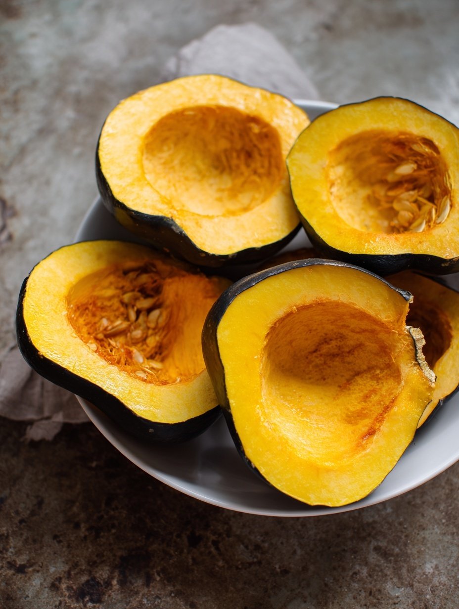 Roasted Acorn Squash finished