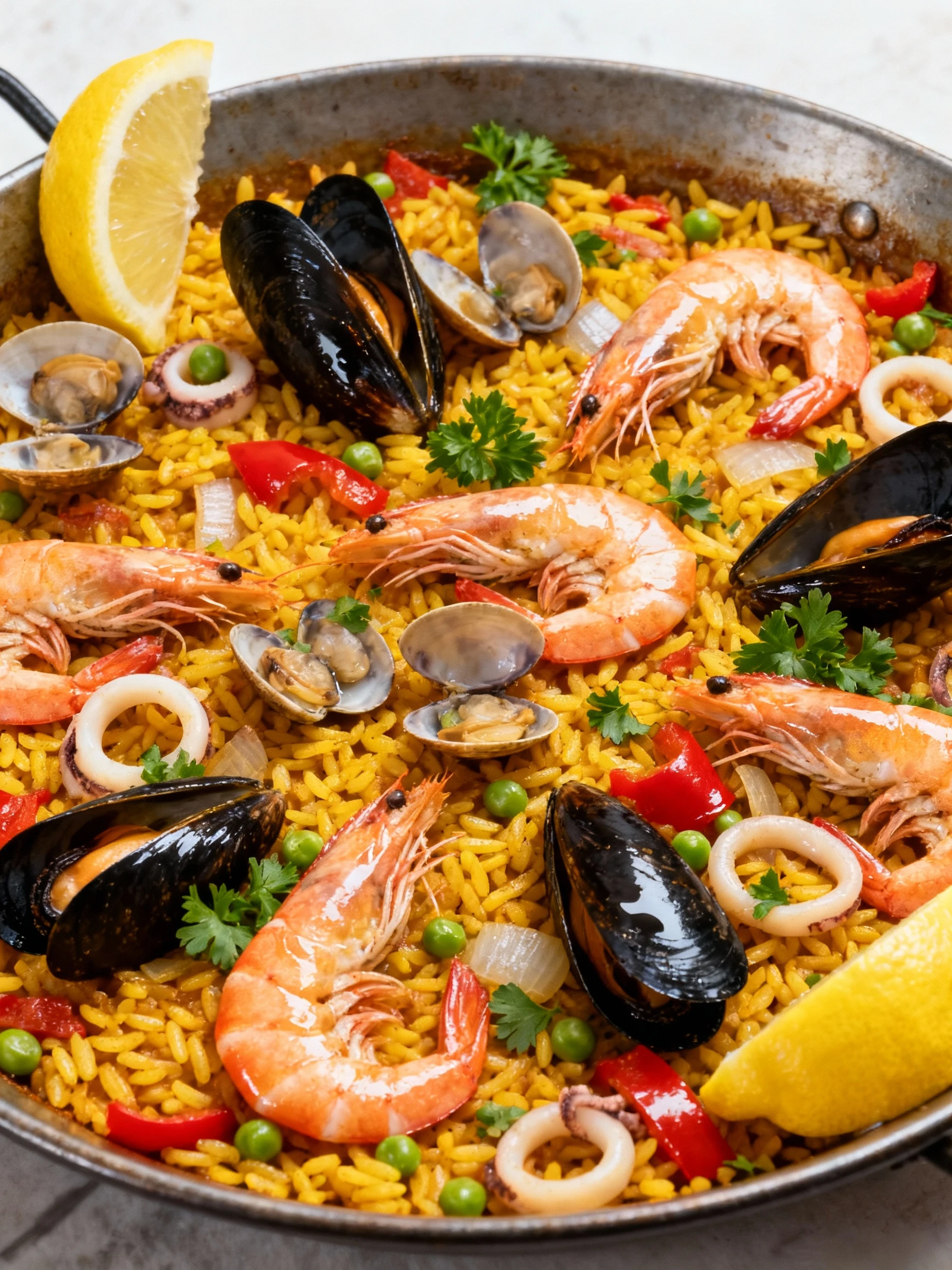 Seafood Paella finished