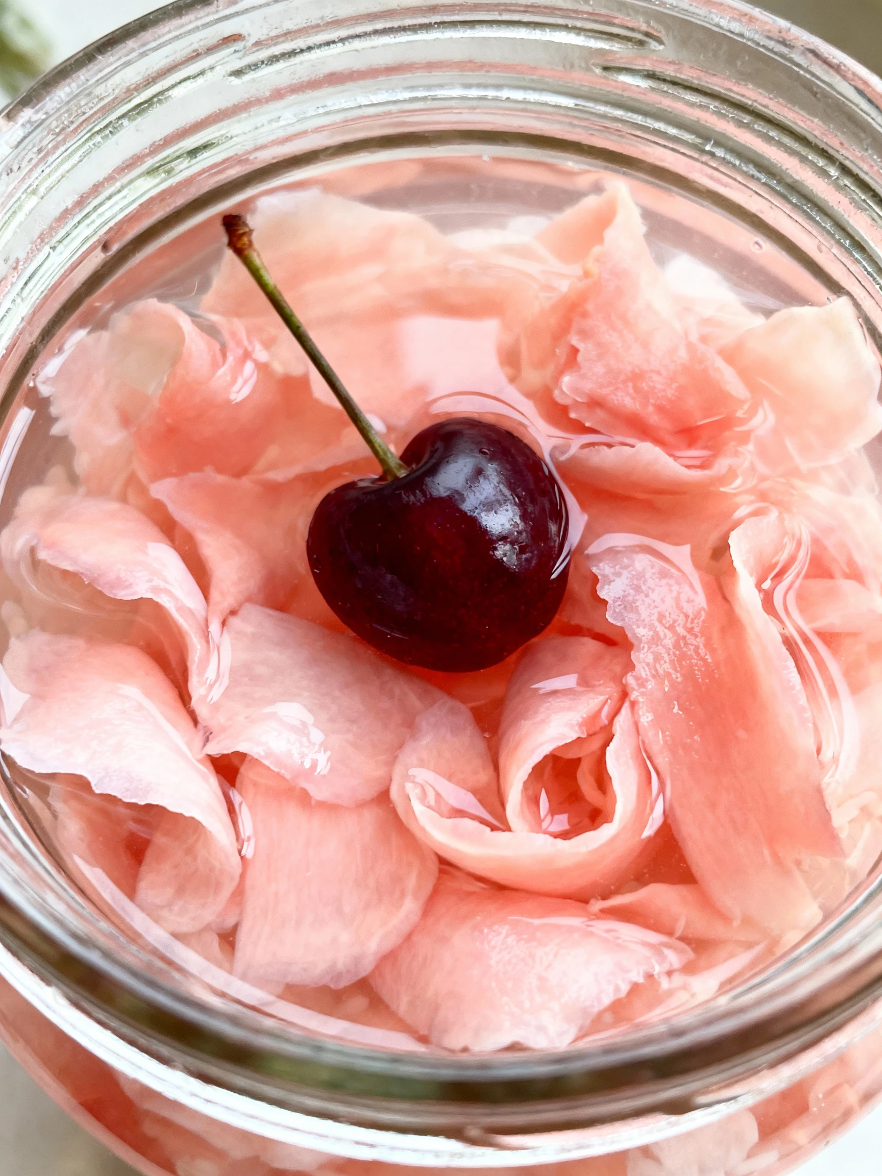The Secret to homemade Pickled Ginger #recipe #cooking #food #pickledginger #yeungmancooking finished
