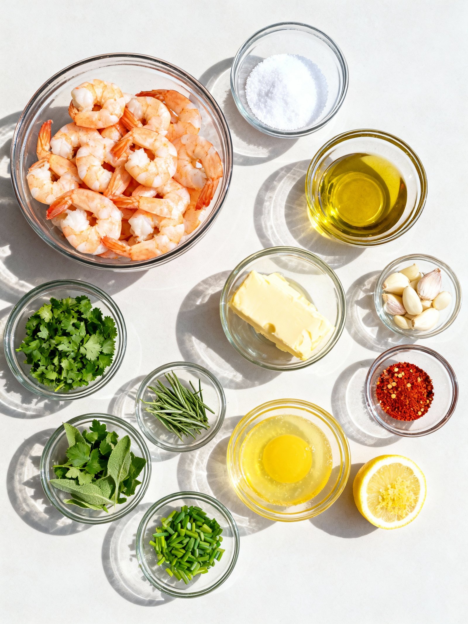 Shrimp Scampi ingredients