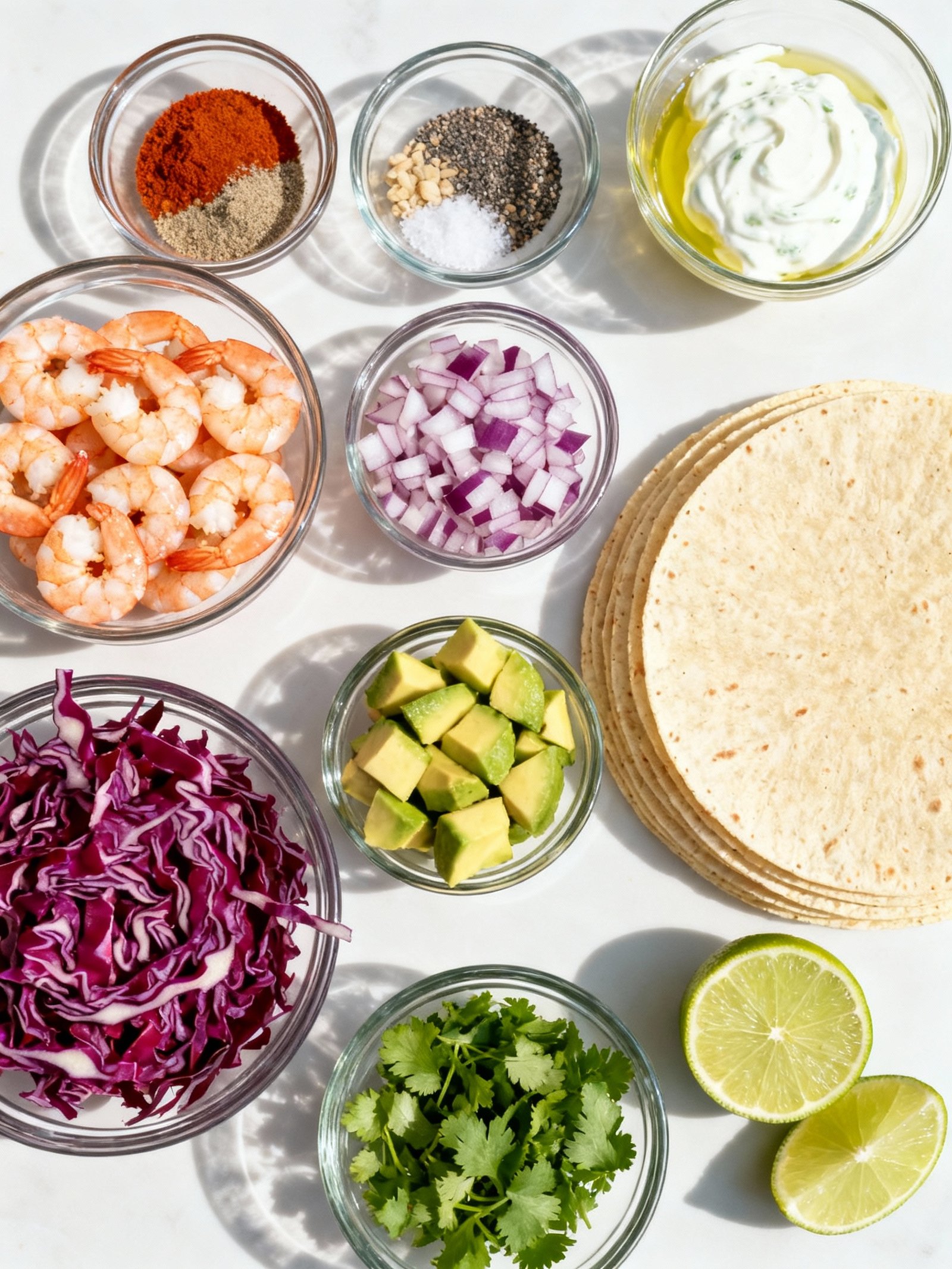 Shrimp Tacos ingredients