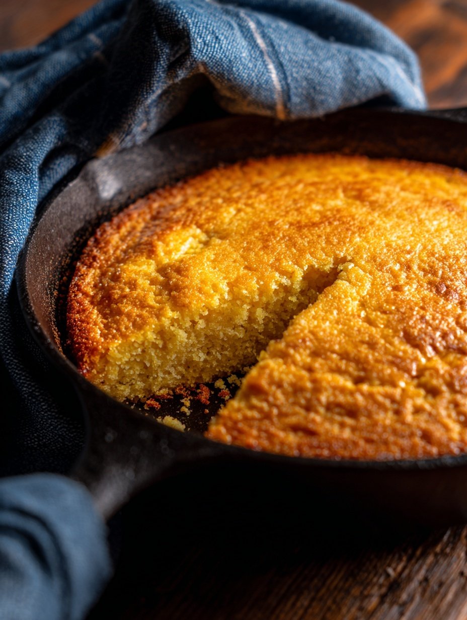 Skillet Cornbread finished