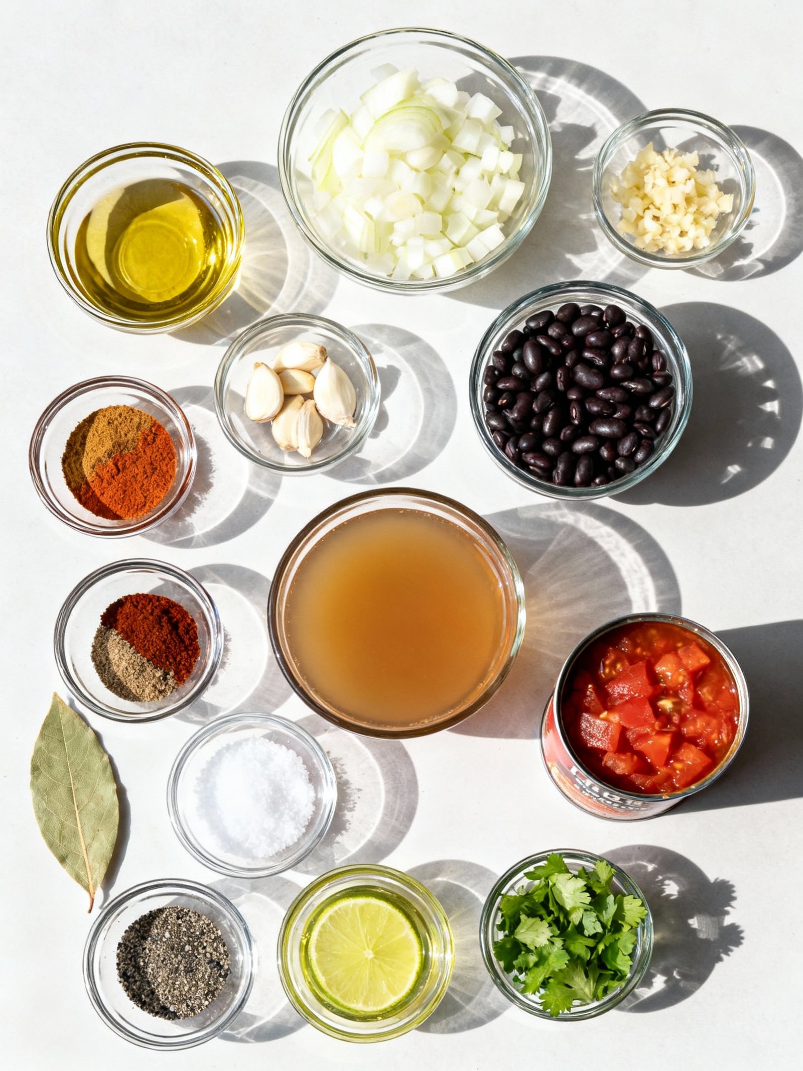 Smoky Black Bean Soup ingredients