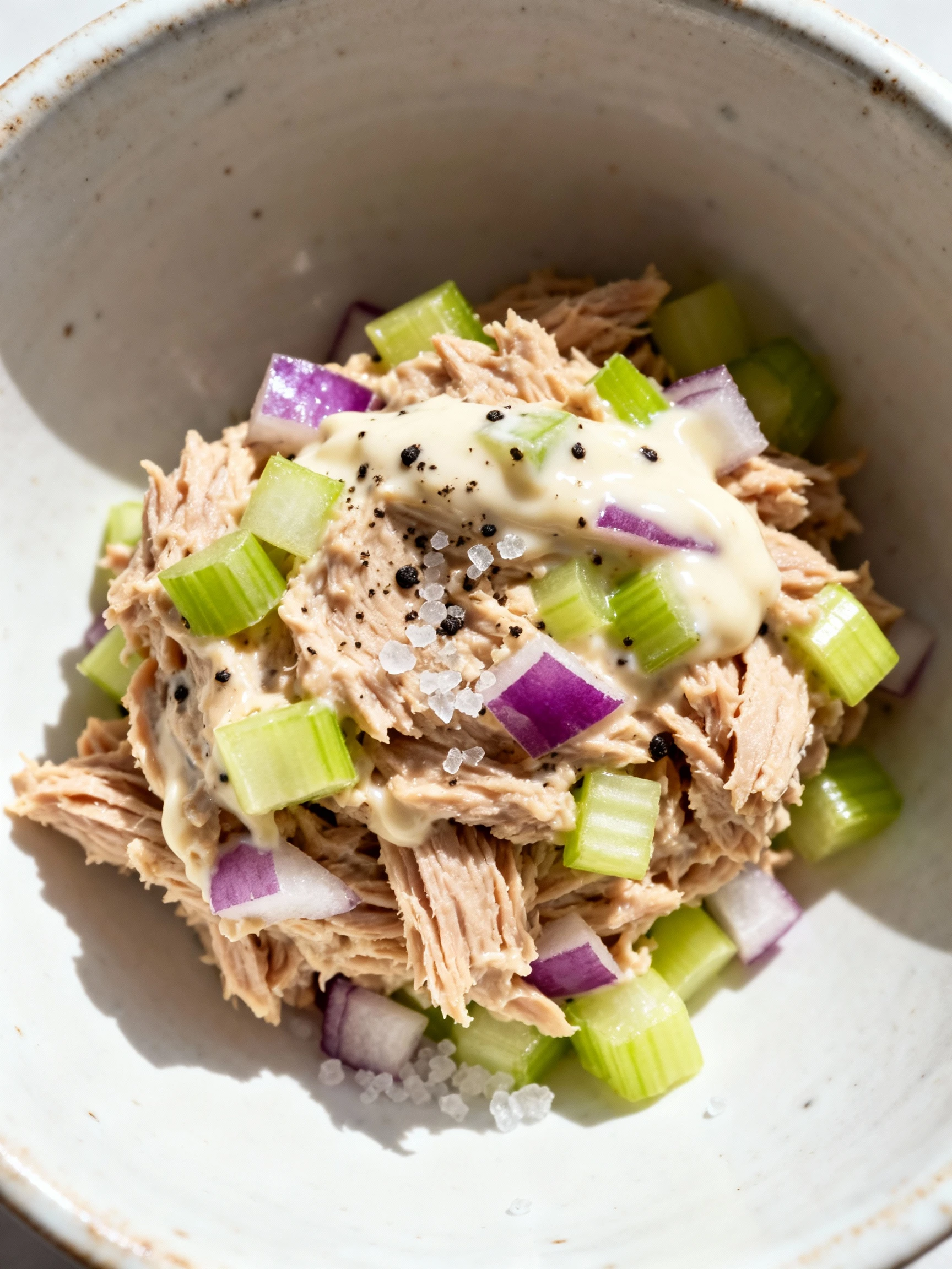 Solid recipe just needs a little mayo #tuna #tunasalad #healthyrecipe #protein finished