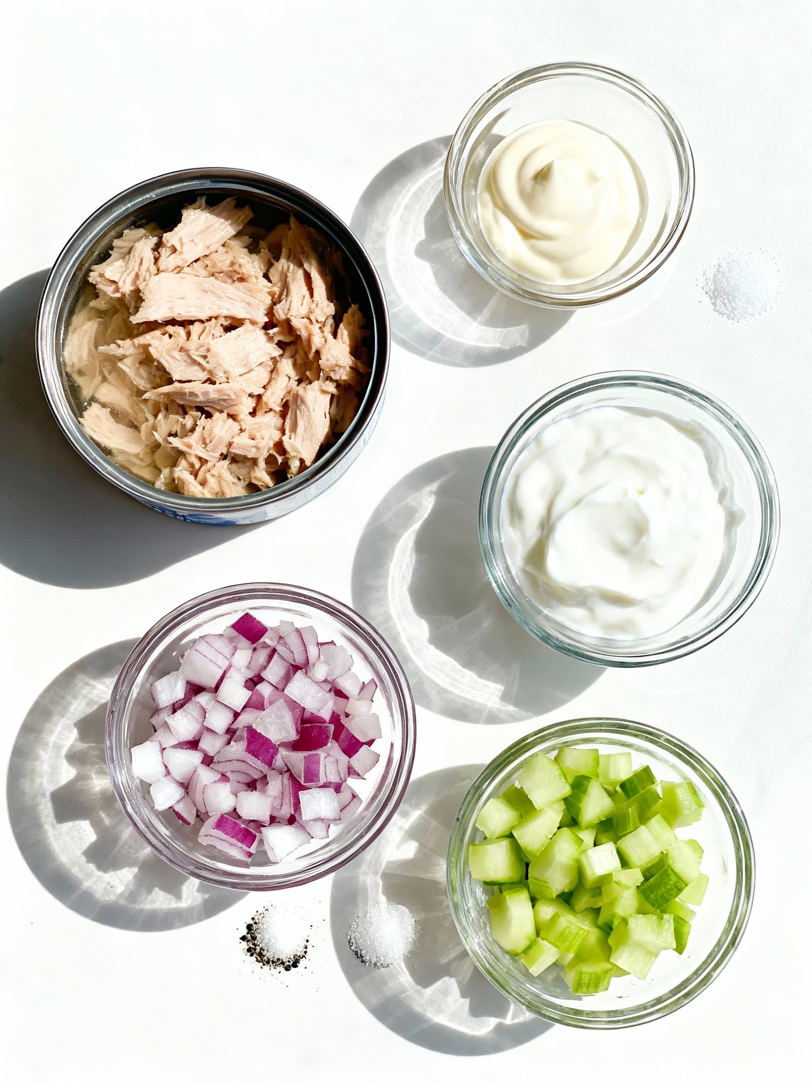 Solid recipe just needs a little mayo #tuna #tunasalad #healthyrecipe #protein ingredients