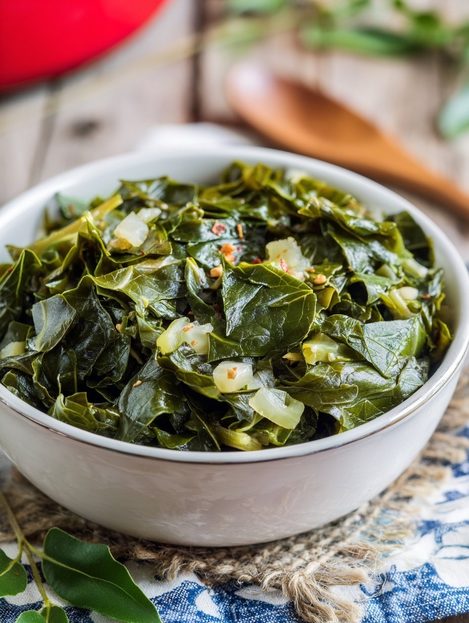 Southern Collard Greens finished