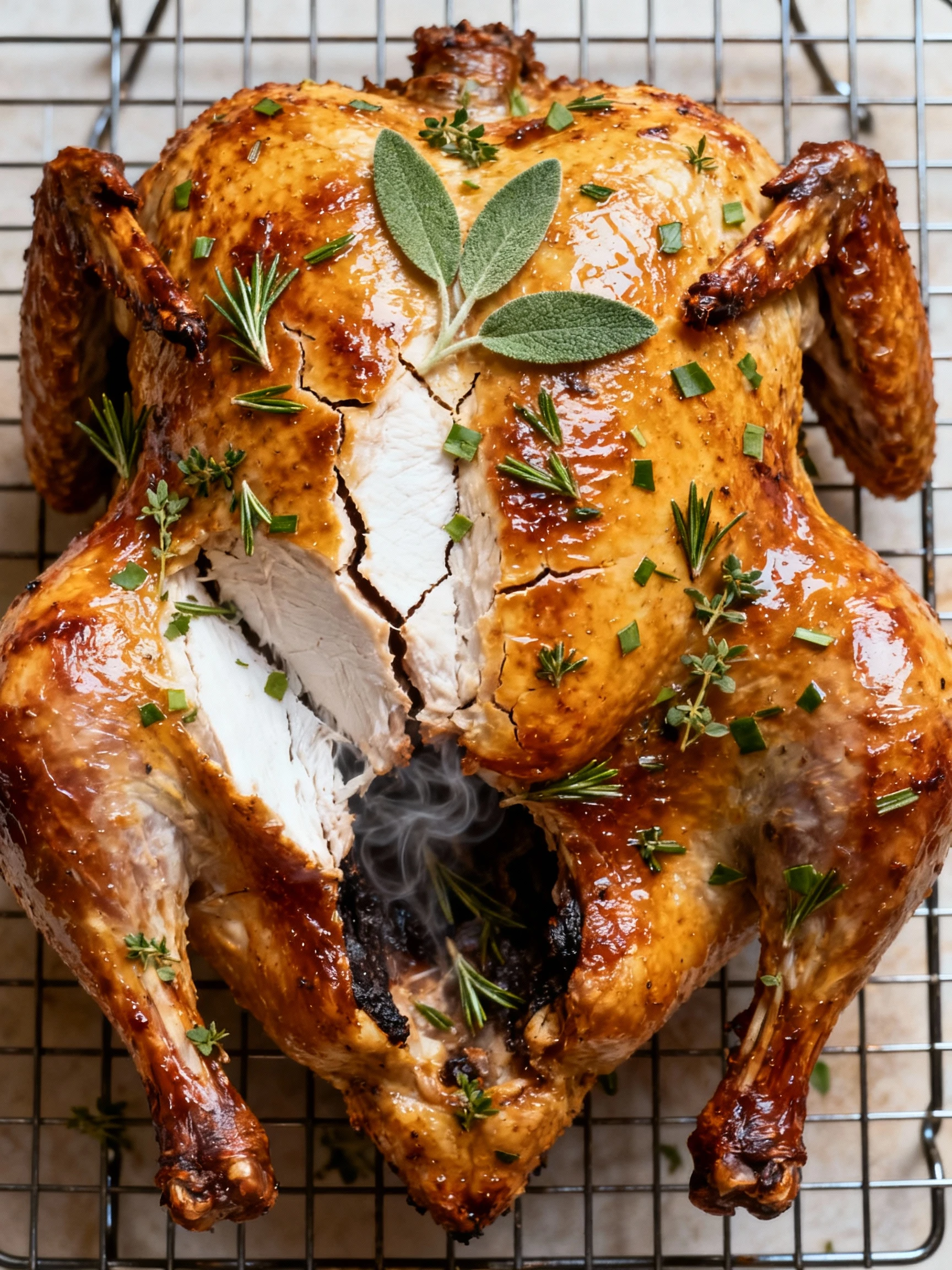 Spatchcock Turkey finished