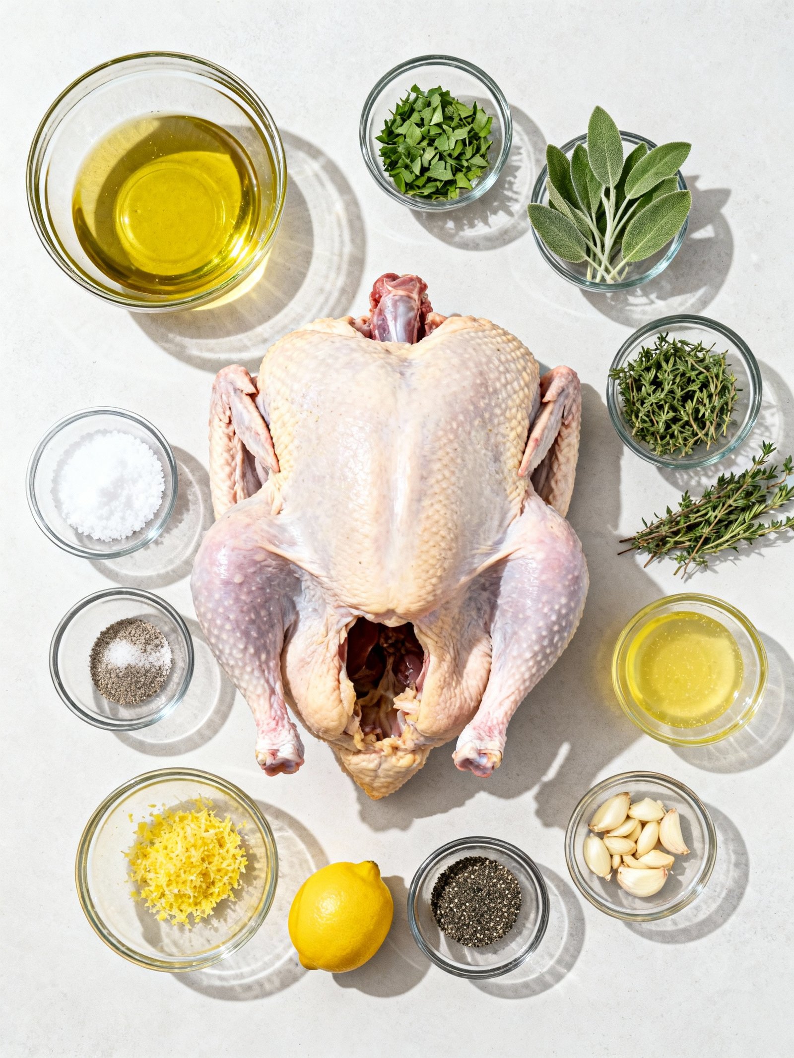 Spatchcock Turkey ingredients