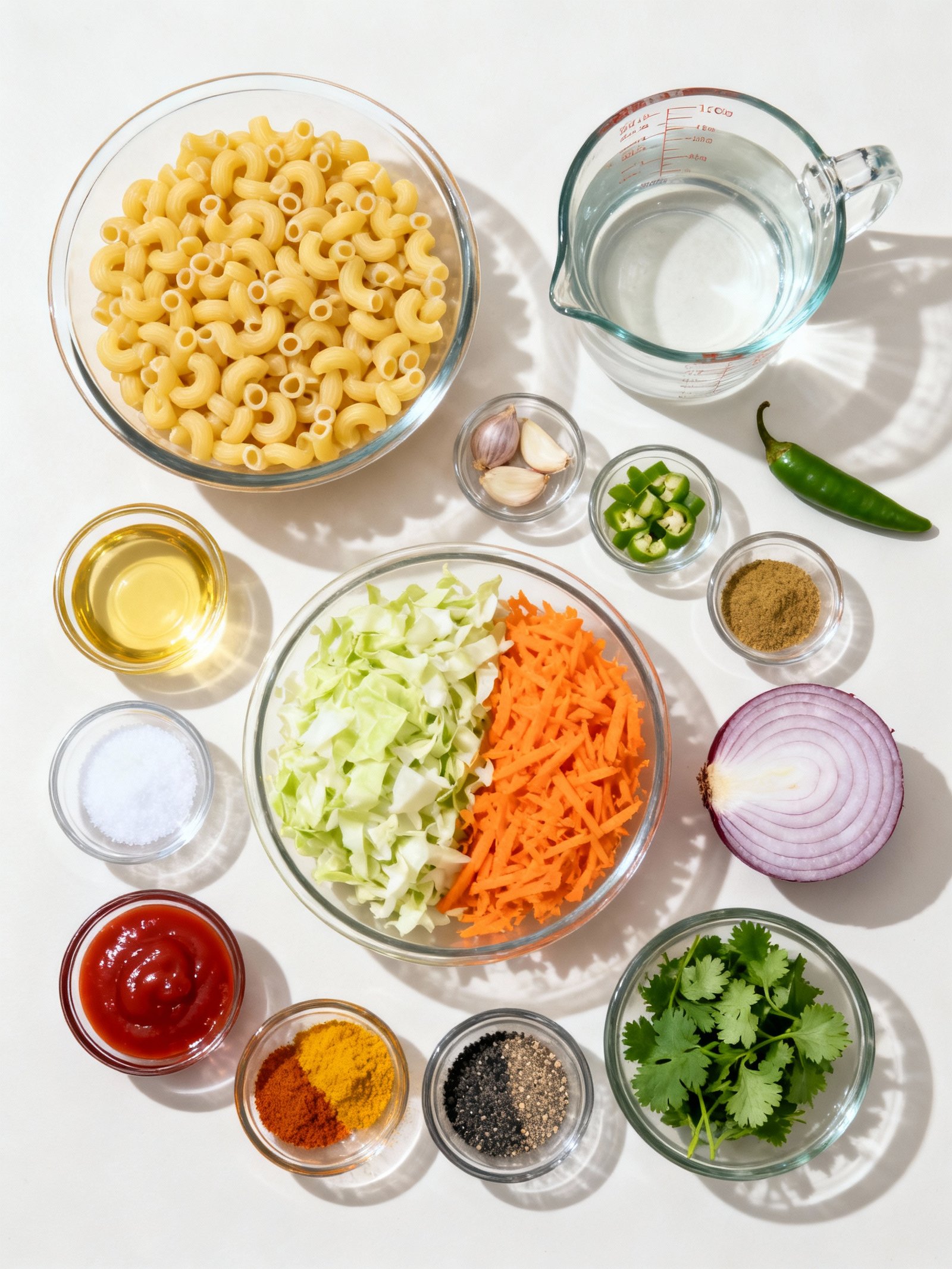 Let's make street style macaroni 😋 #macaronirecipe #streetstyle #pasta #recipe #cookingshorts #yt ingredients