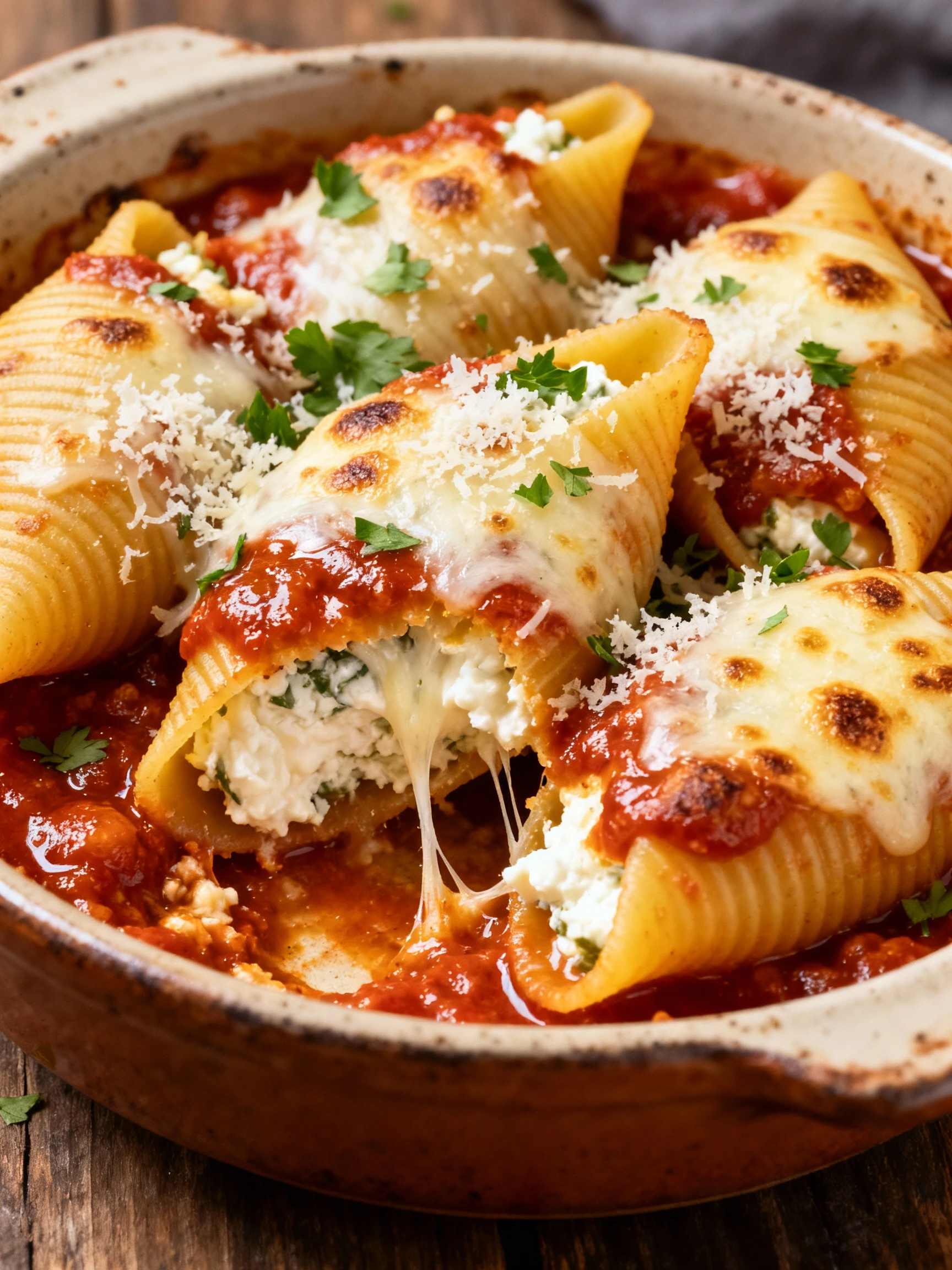 Stuffed Shells finished